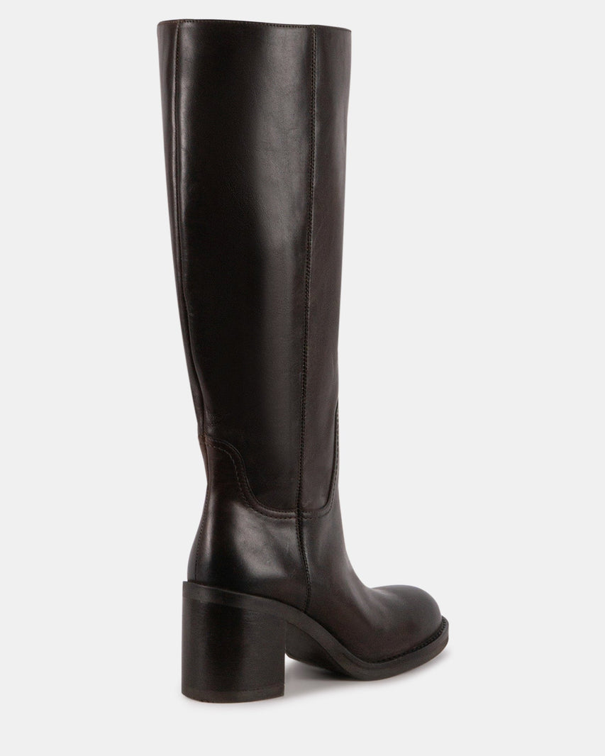 MIRACLE BROWN LEATHER - Women's Shoes - Steve Madden Canada