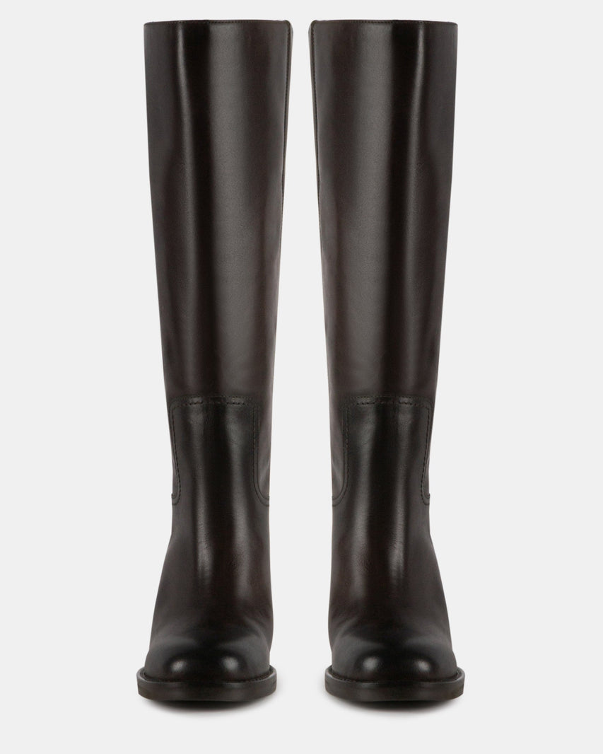 MIRACLE BROWN LEATHER - Women's Shoes - Steve Madden Canada