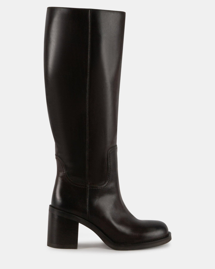 MIRACLE BROWN LEATHER - Women's Shoes - Steve Madden Canada