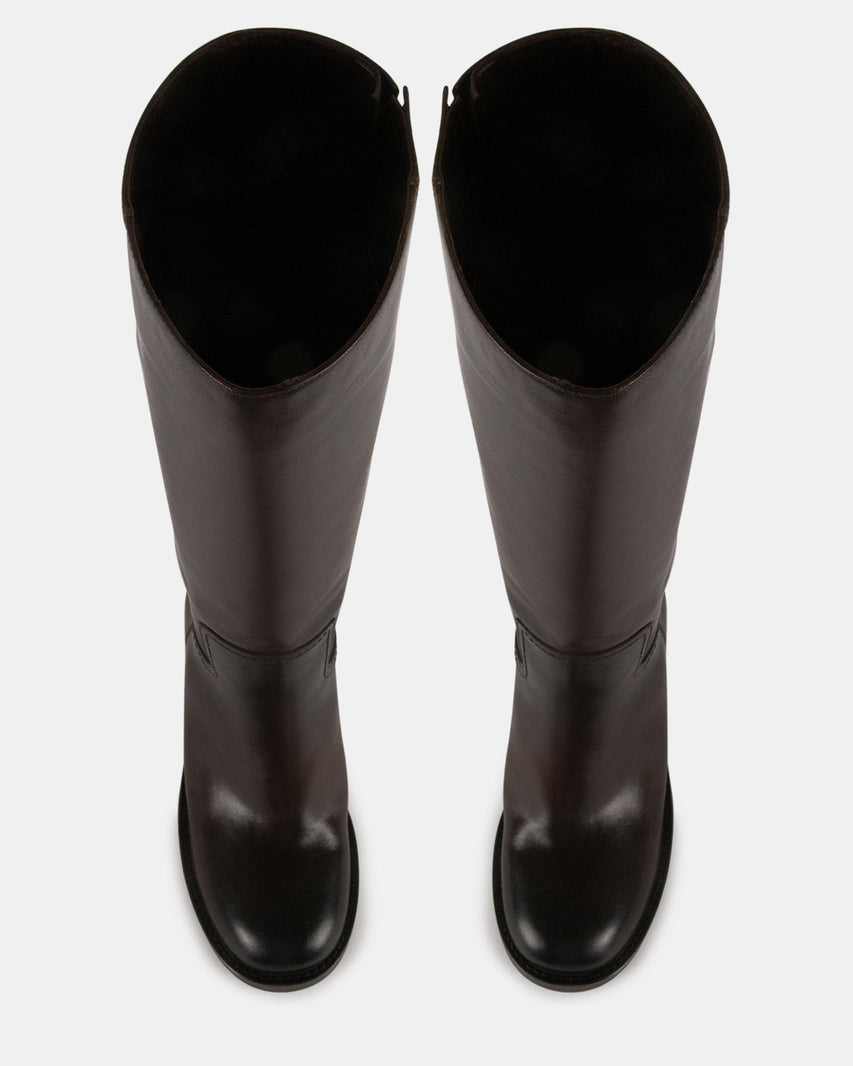 MIRACLE BROWN LEATHER - Women's Shoes - Steve Madden Canada
