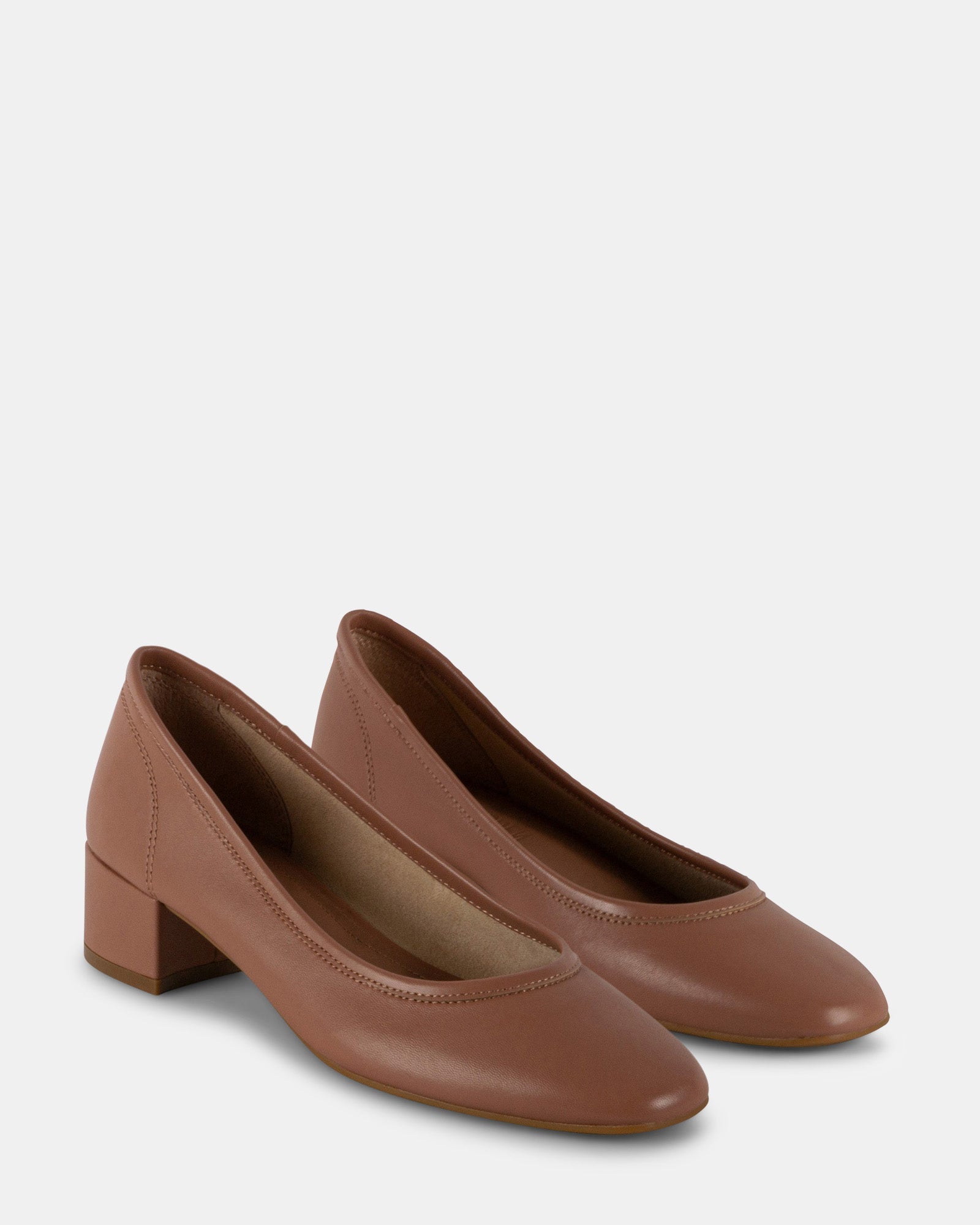 MOLLIE TAUPE LEATHER - Women's Shoes - Steve Madden Canada