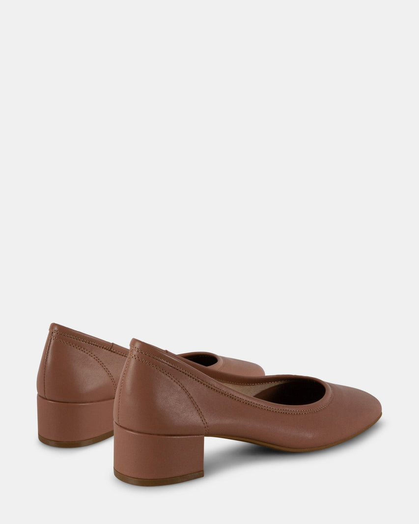 MOLLIE TAUPE LEATHER - Women's Shoes - Steve Madden Canada