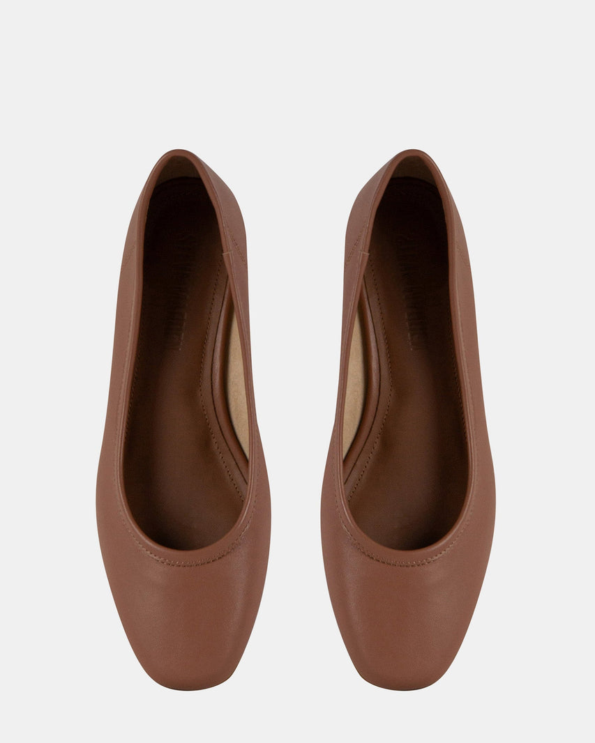 MOLLIE TAUPE LEATHER - Women's Shoes - Steve Madden Canada