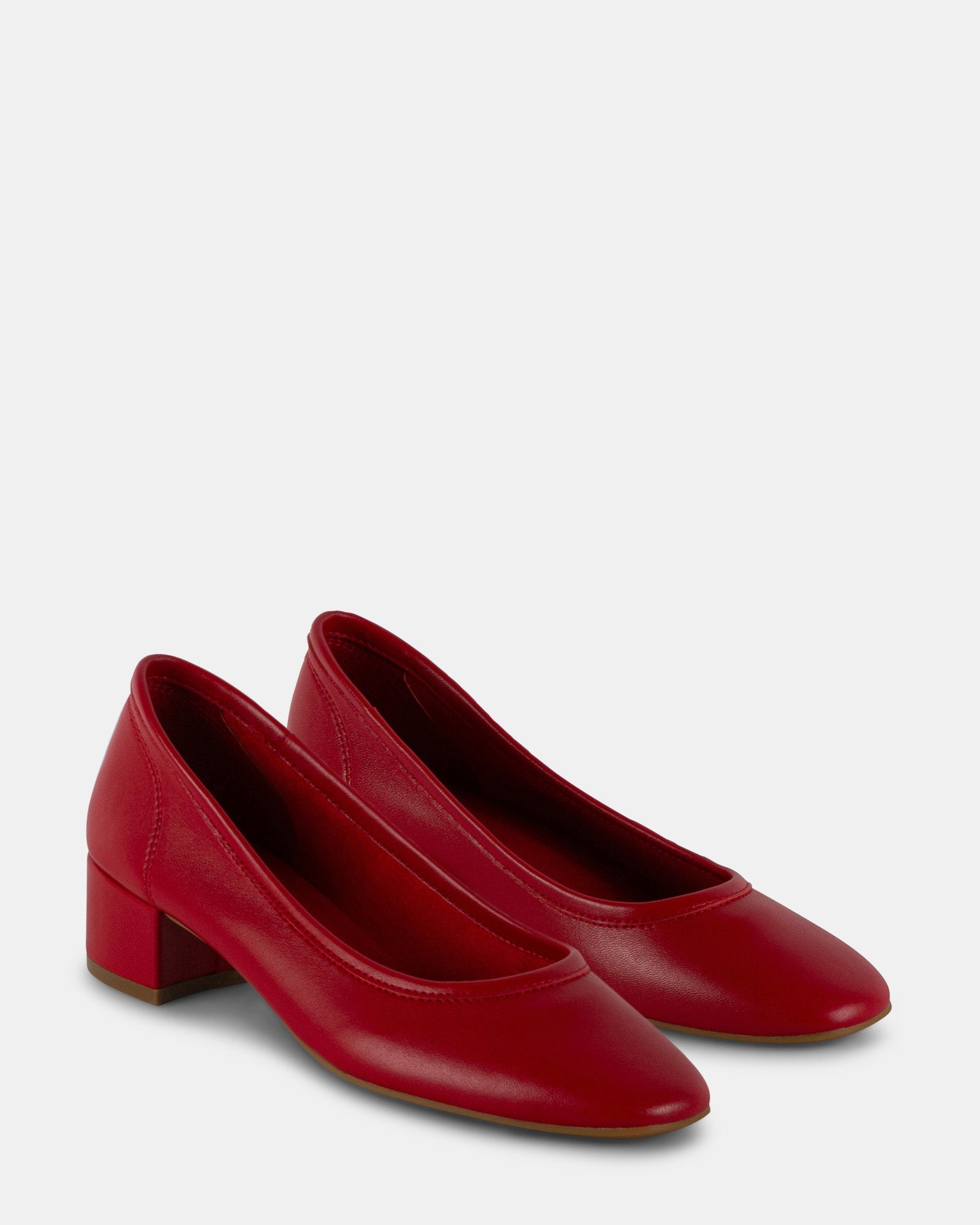 MOLLIE RED LEATHER - Women's Shoes - Steve Madden Canada