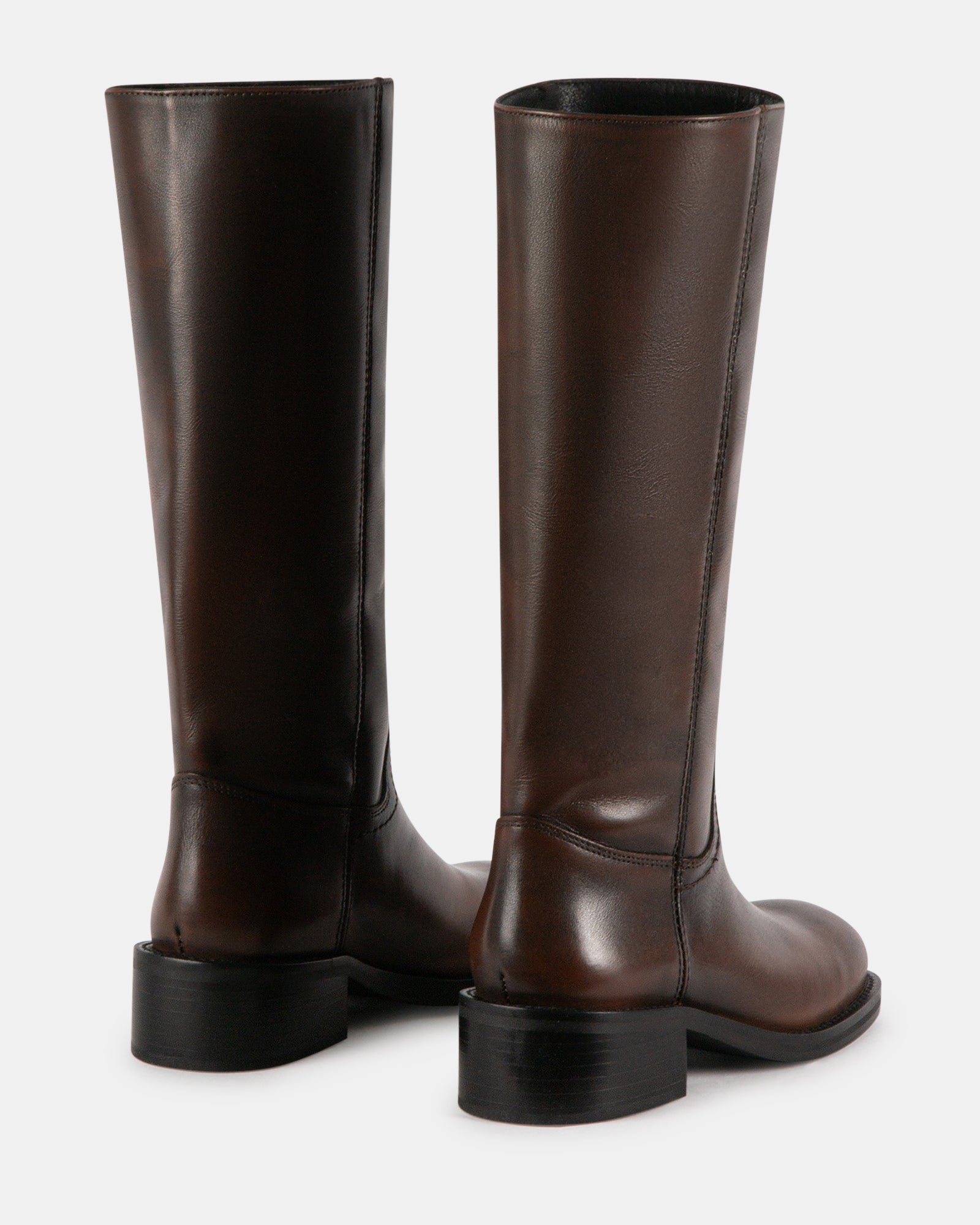 RIGGSS BROWN LEATHER - Women's Shoes - Steve Madden Canada
