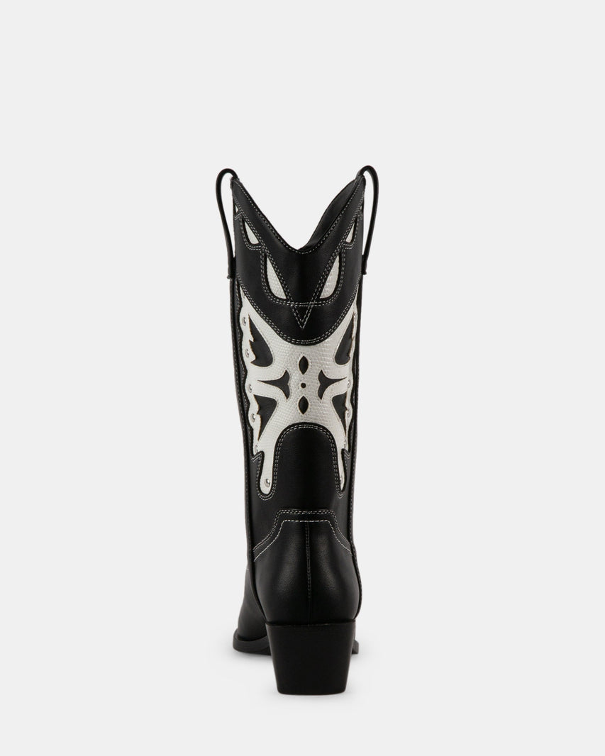 SALOONN BLACK MULTI - Women's Shoes - Steve Madden Canada
