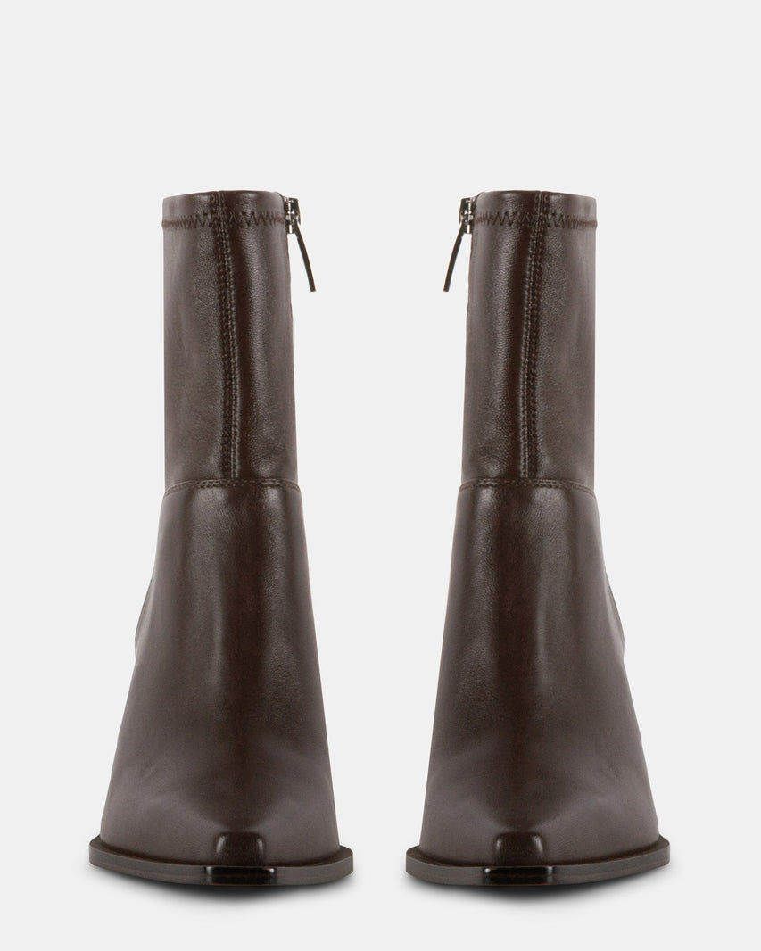 STASIA BROWN LEATHER - - Steve Madden Canada