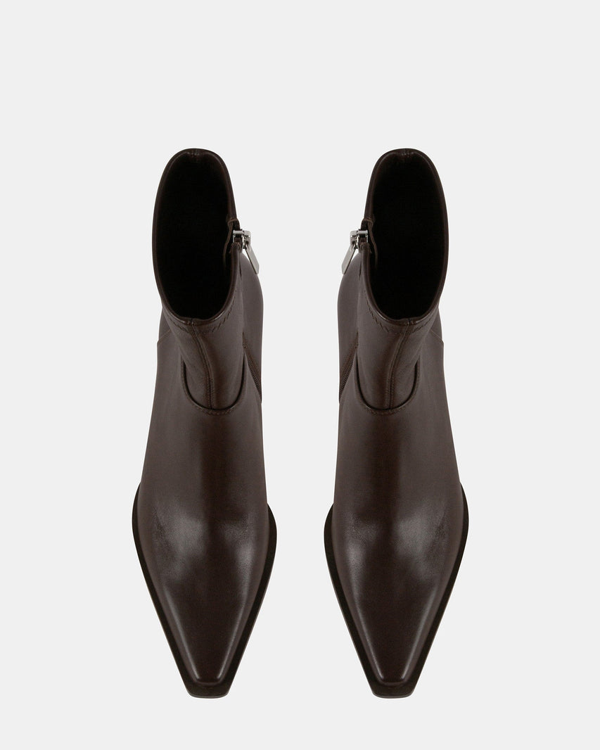 STASIA BROWN LEATHER - - Steve Madden Canada