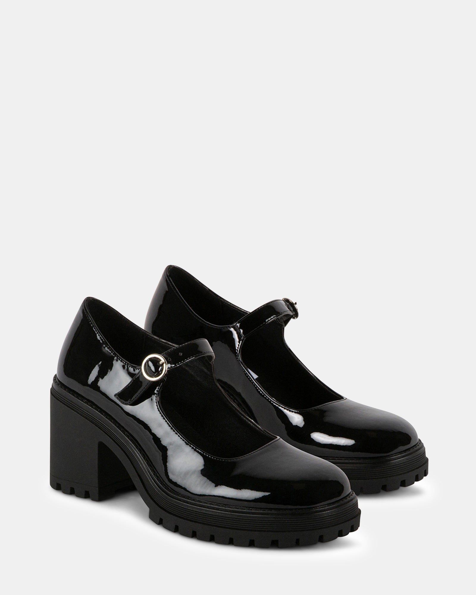 TRANSLTE BLACK PATENT - Women's Shoes - Steve Madden Canada