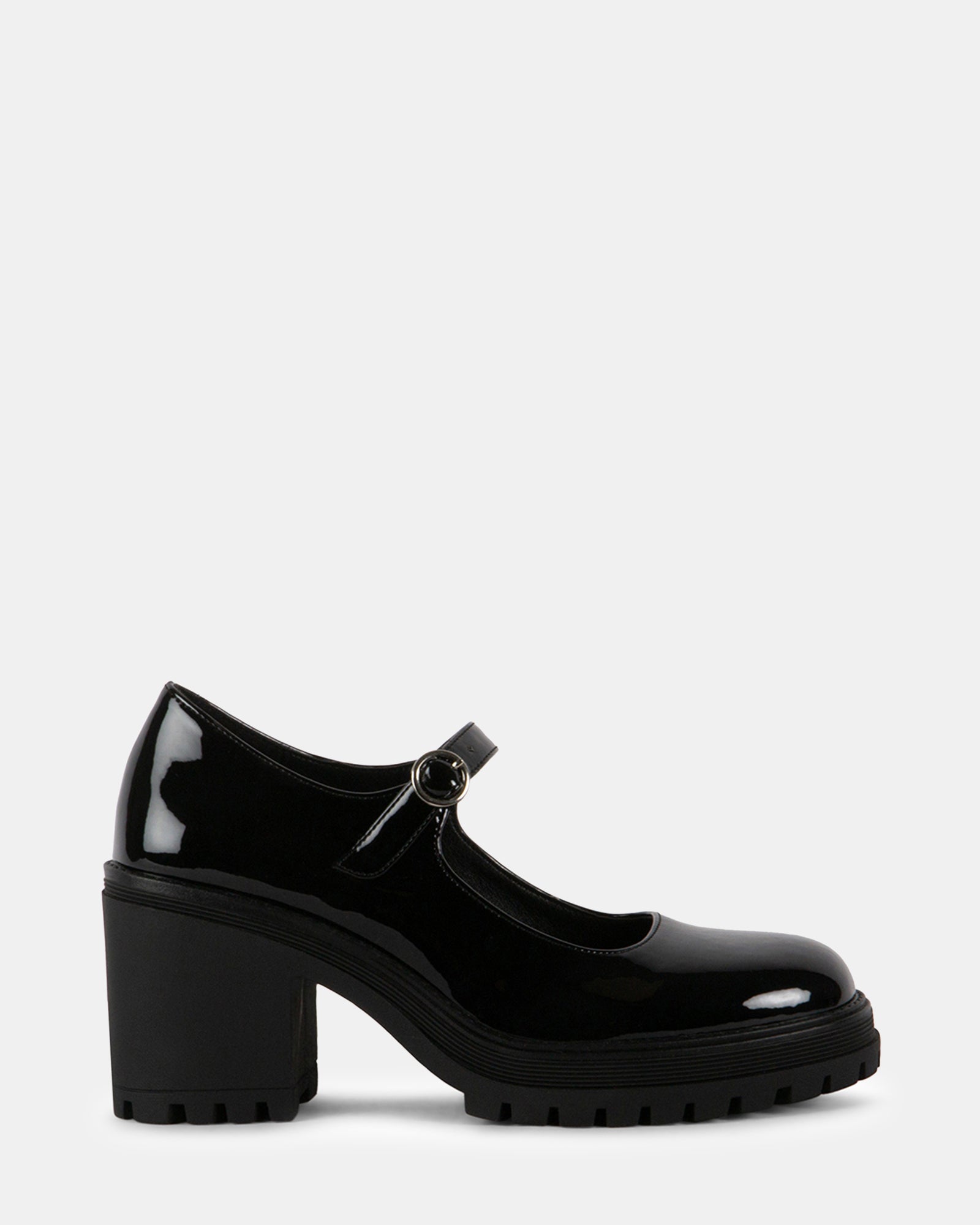TRANSLTE BLACK PATENT - Women's Shoes - Steve Madden Canada