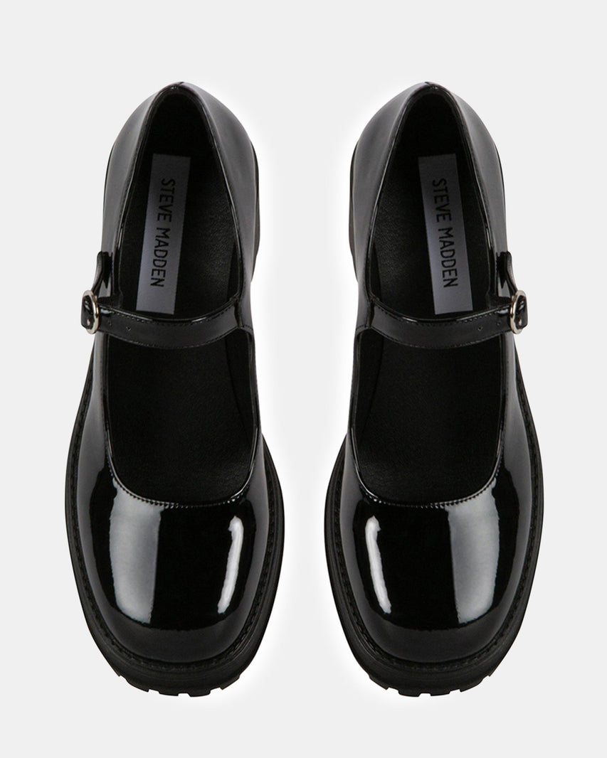 TRANSLTE BLACK PATENT - Women's Shoes - Steve Madden Canada
