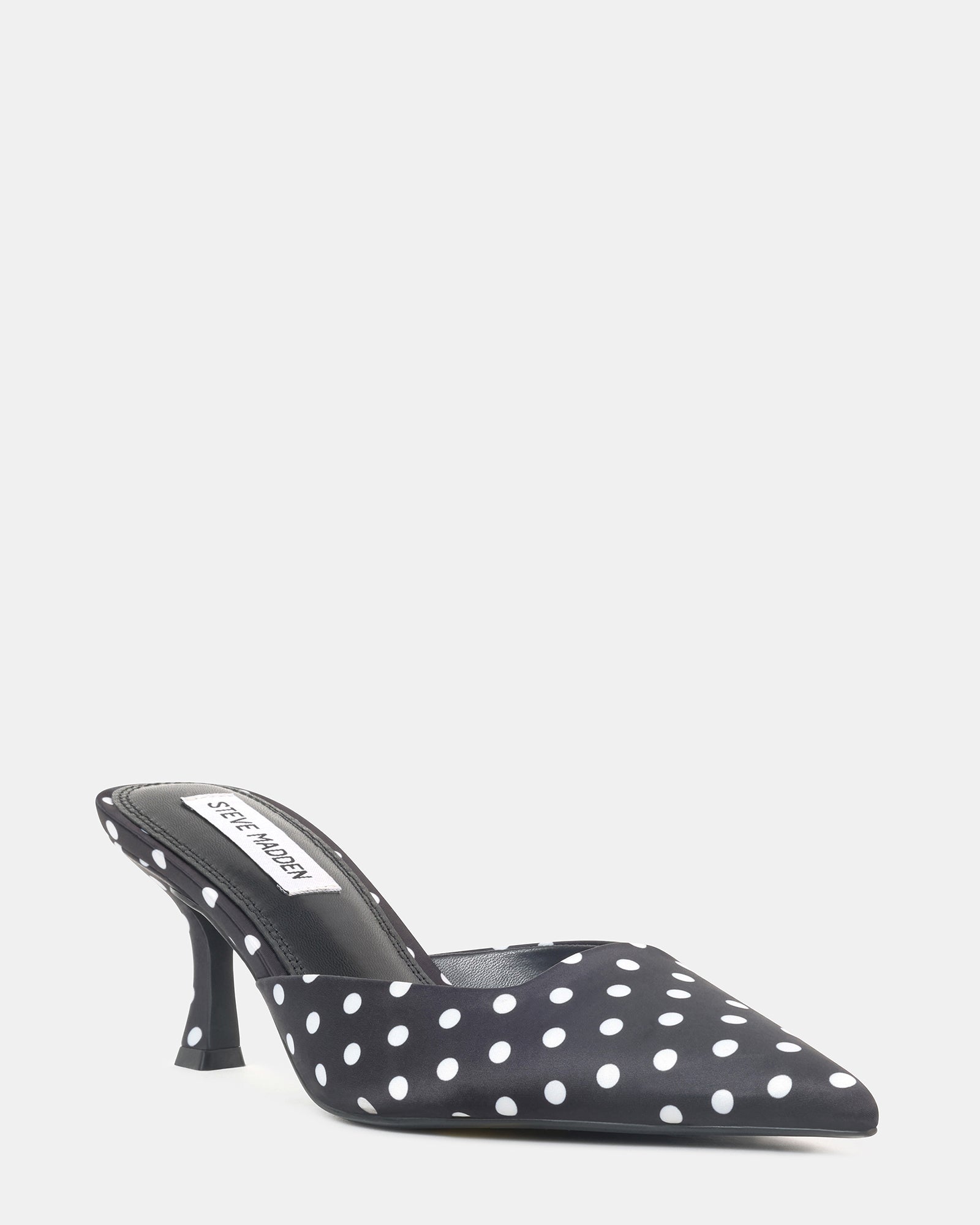 VELMAA BLACK SATIN - Women's Shoes - Steve Madden Canada