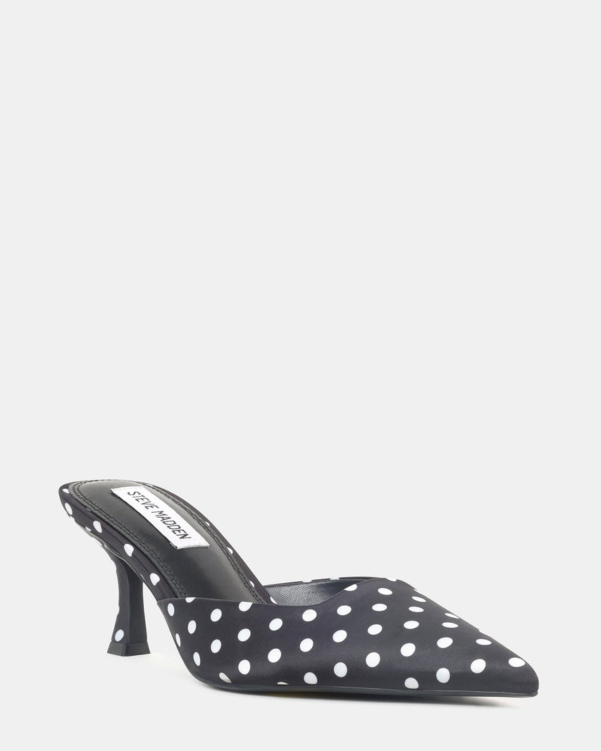 VELMAA BLACK SATIN - Women's Shoes - Steve Madden Canada