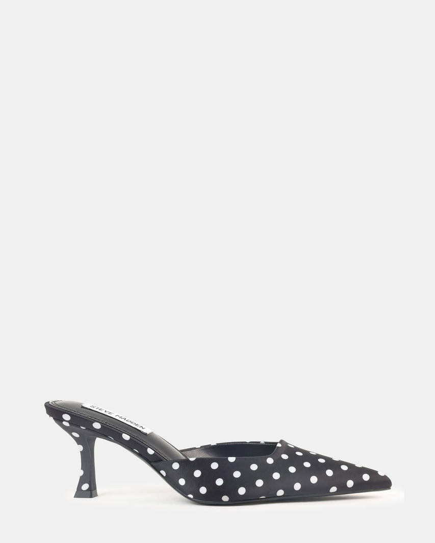 VELMAA BLACK SATIN - Women's Shoes - Steve Madden Canada