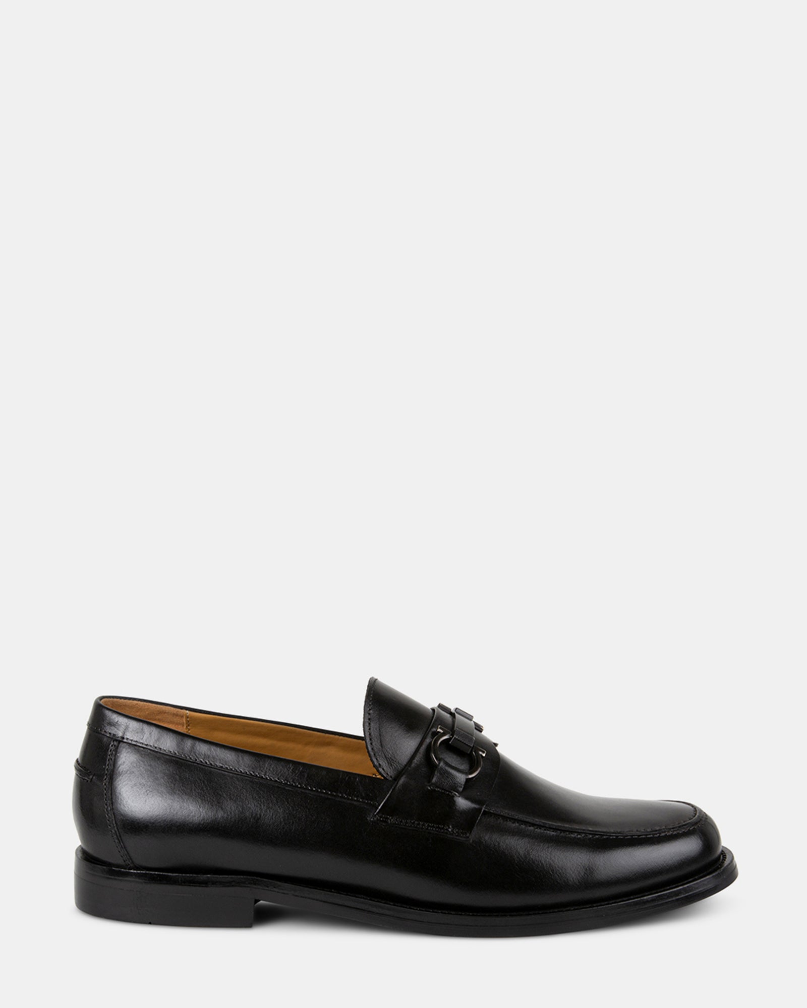 DOLPH BLACK LEATHER - Men's Shoes - Steve Madden Canada