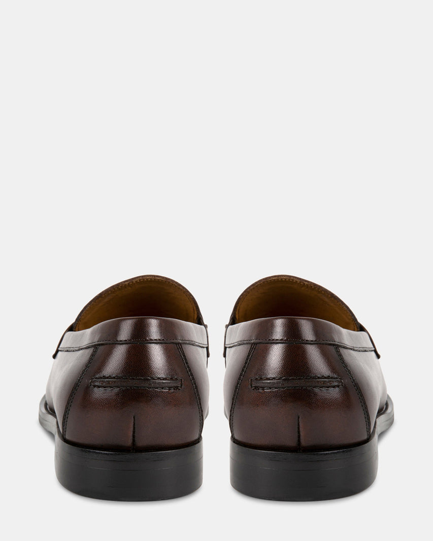 DOLPH BROWN LEATHER - Men's Shoes - Steve Madden Canada