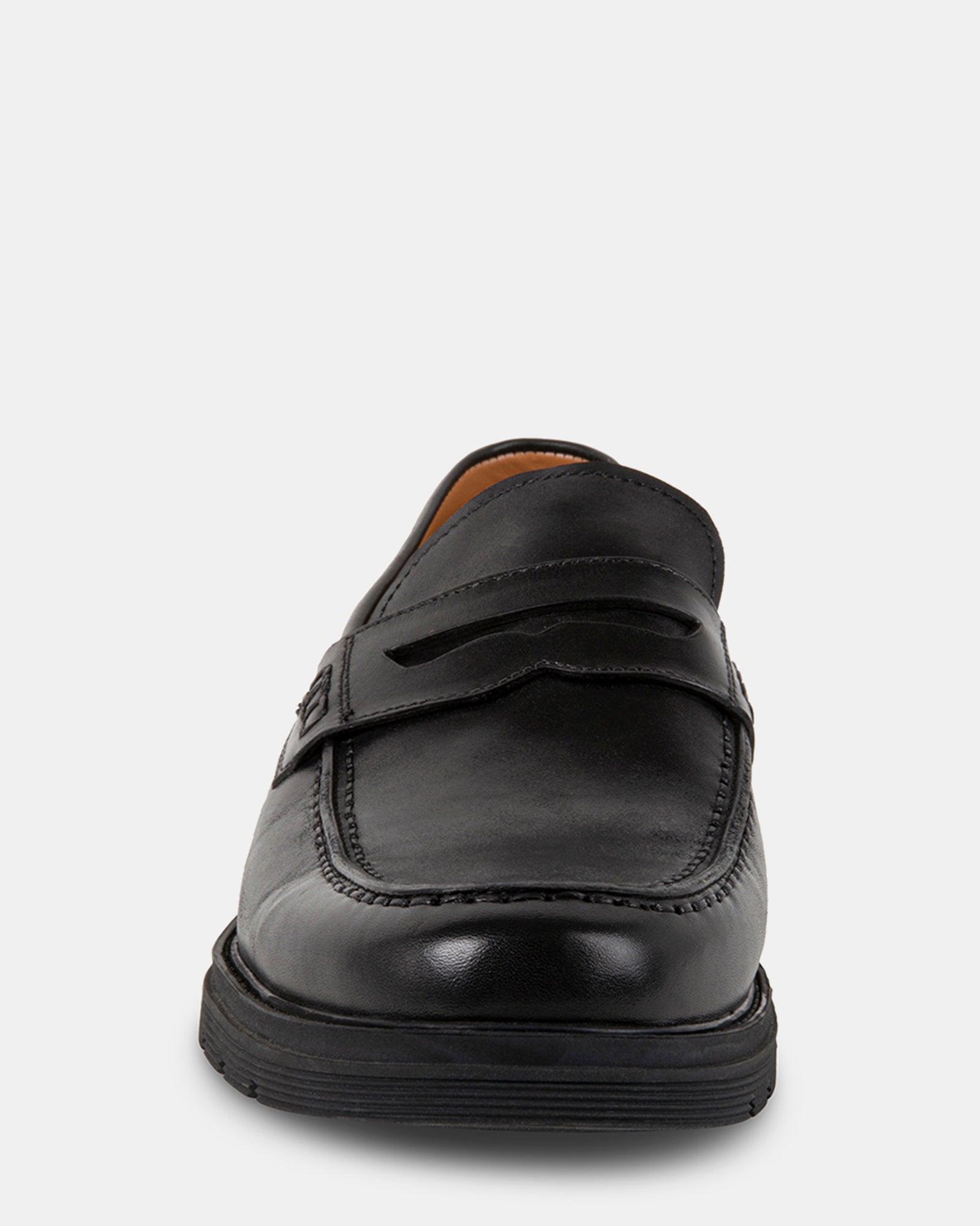 DONTEY BLACK LEATHER - Men's Shoes - Steve Madden Canada