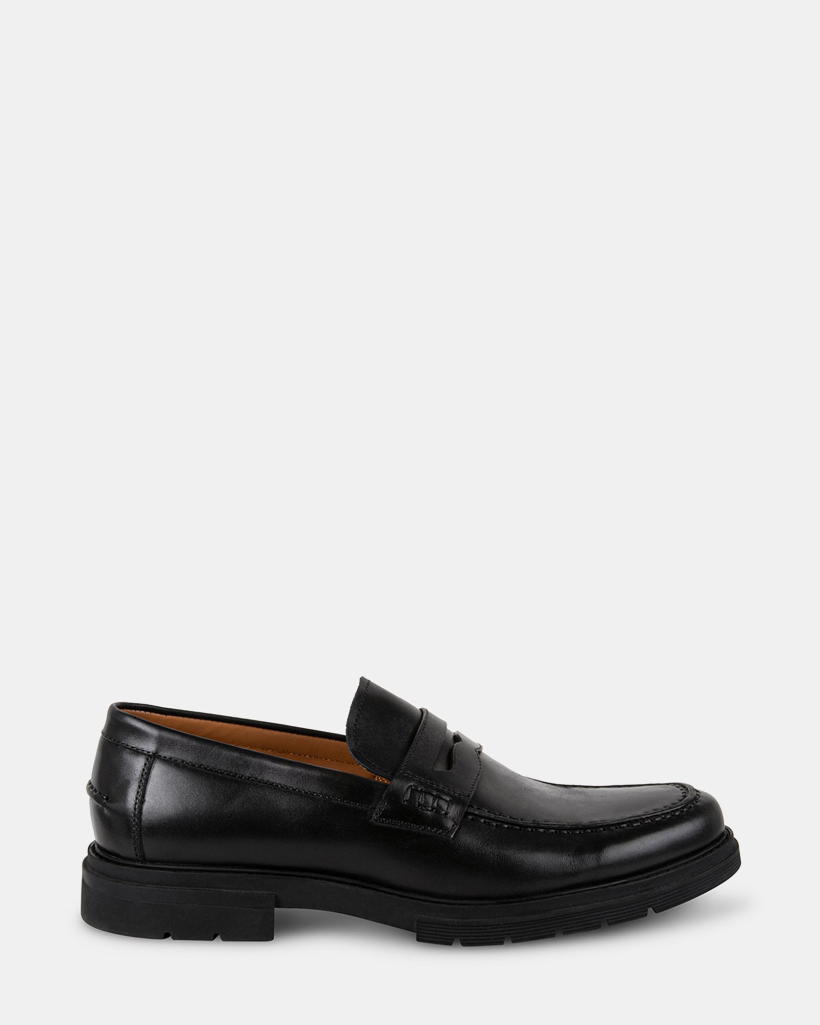 DONTEY BLACK LEATHER - Men's Shoes - Steve Madden Canada