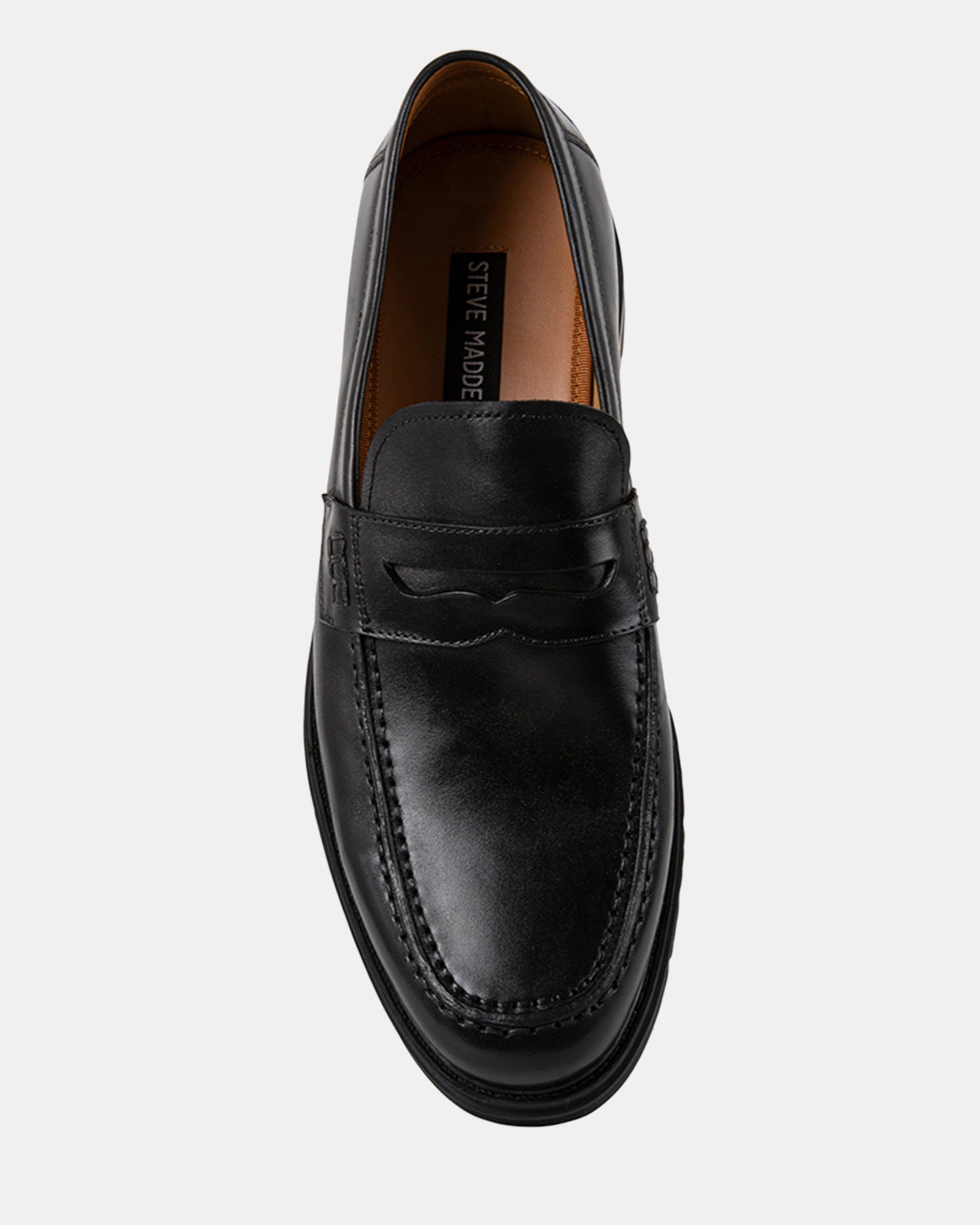 DONTEY BLACK LEATHER - Men's Shoes - Steve Madden Canada