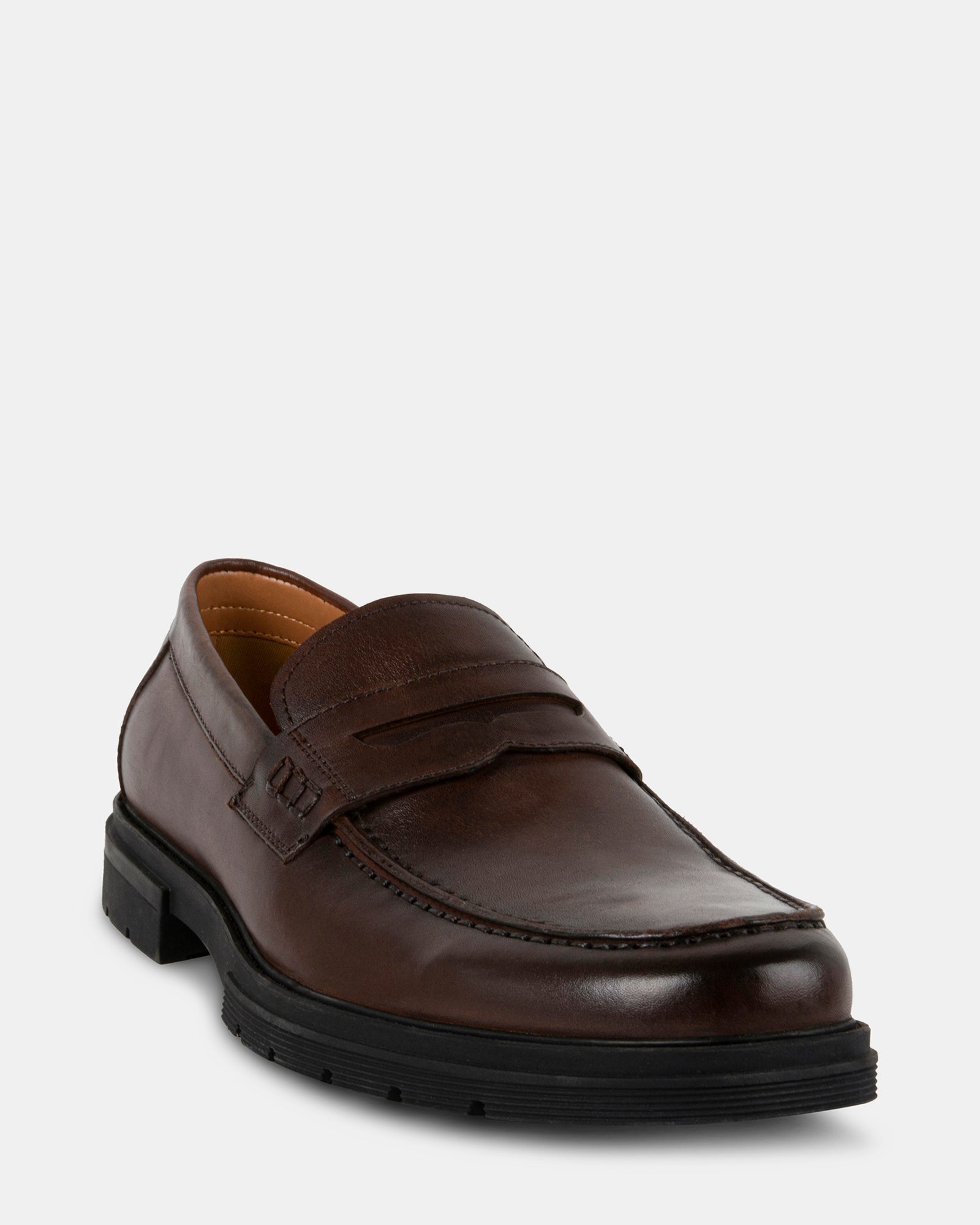 DONTEY BROWN LEATHER - Men's Shoes - Steve Madden Canada