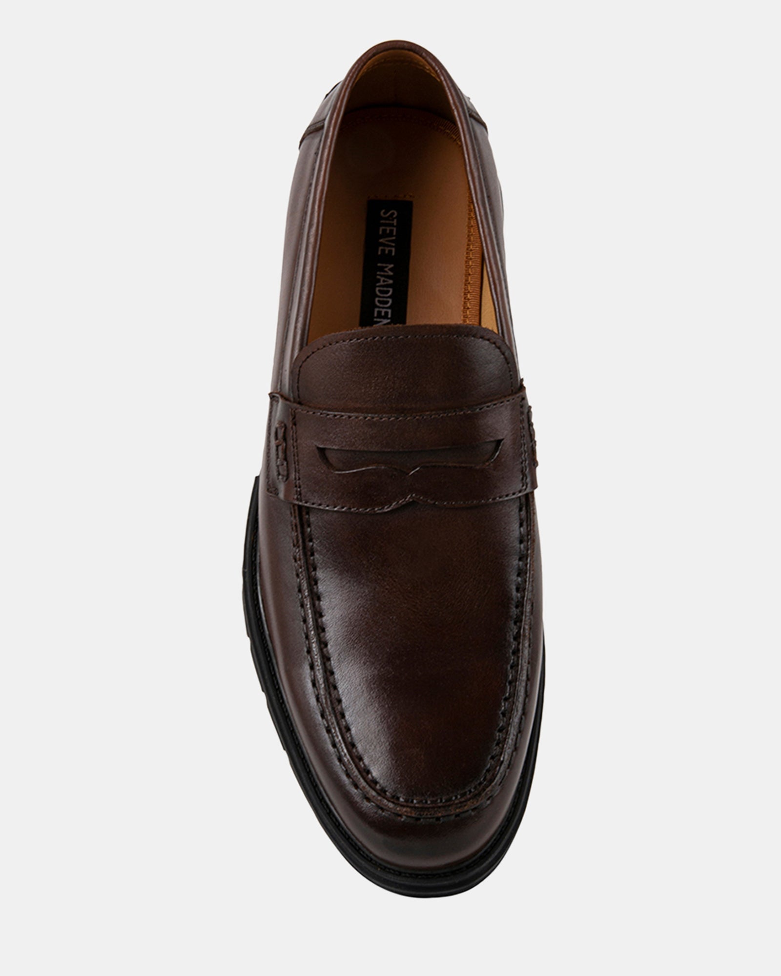 DONTEY BROWN LEATHER - Men's Shoes - Steve Madden Canada