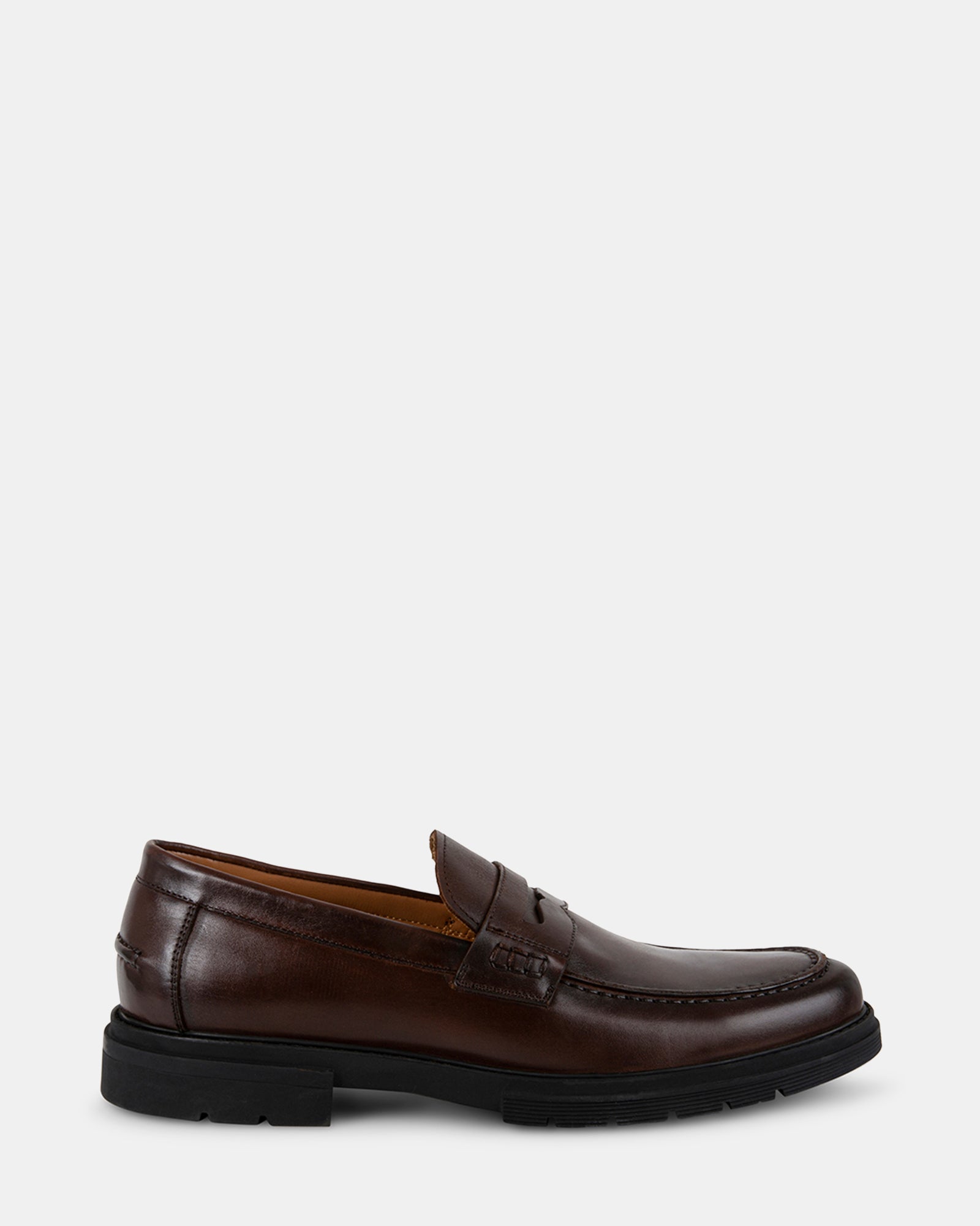 DONTEY BROWN LEATHER - Men's Shoes - Steve Madden Canada