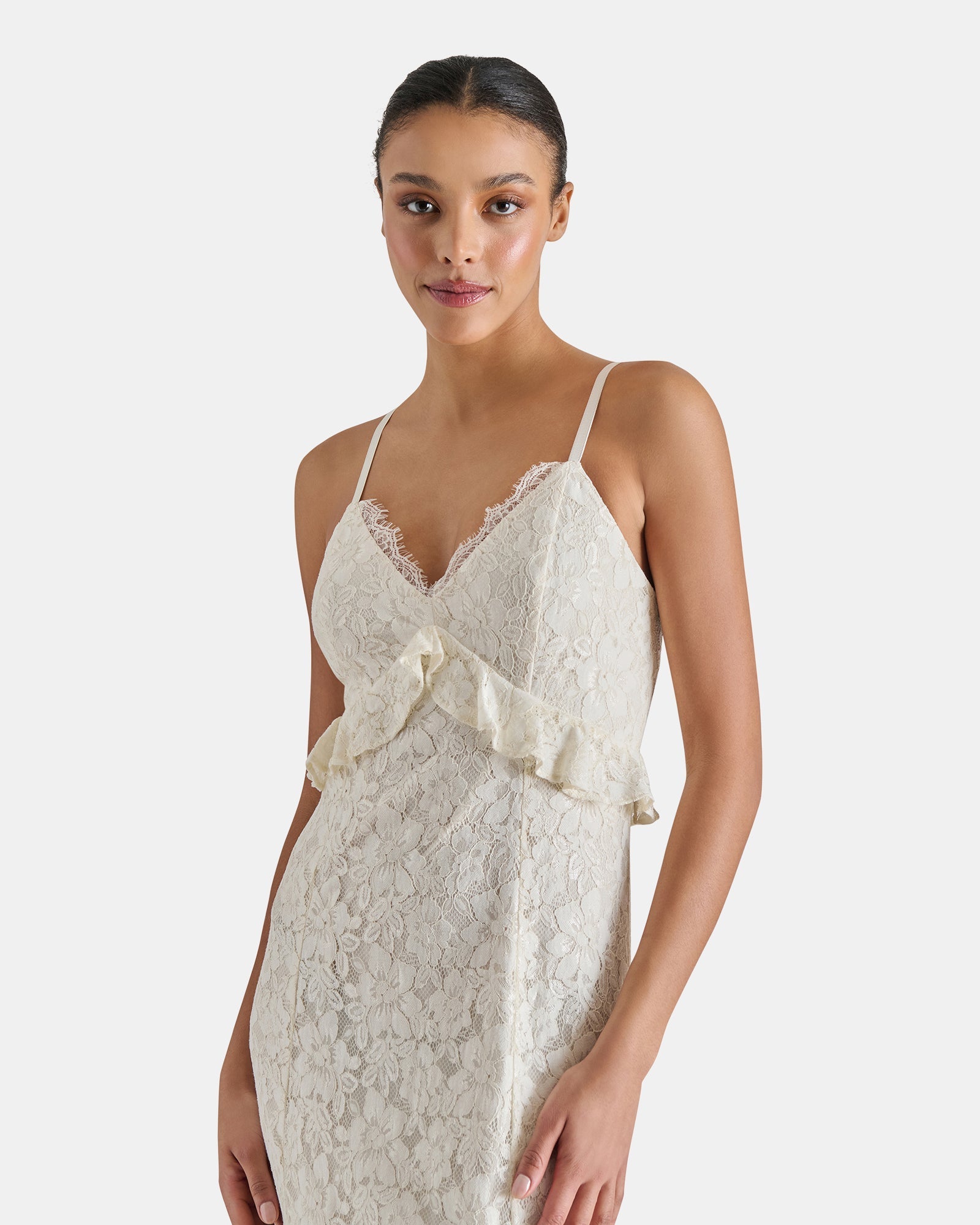 GRACIE DRESS WHITE - Clothing - Steve Madden Canada