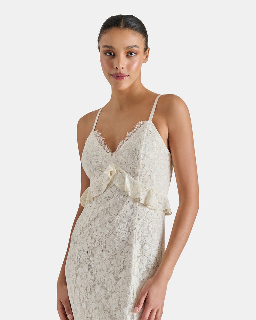 GRACIE DRESS WHITE - Clothing - Steve Madden Canada
