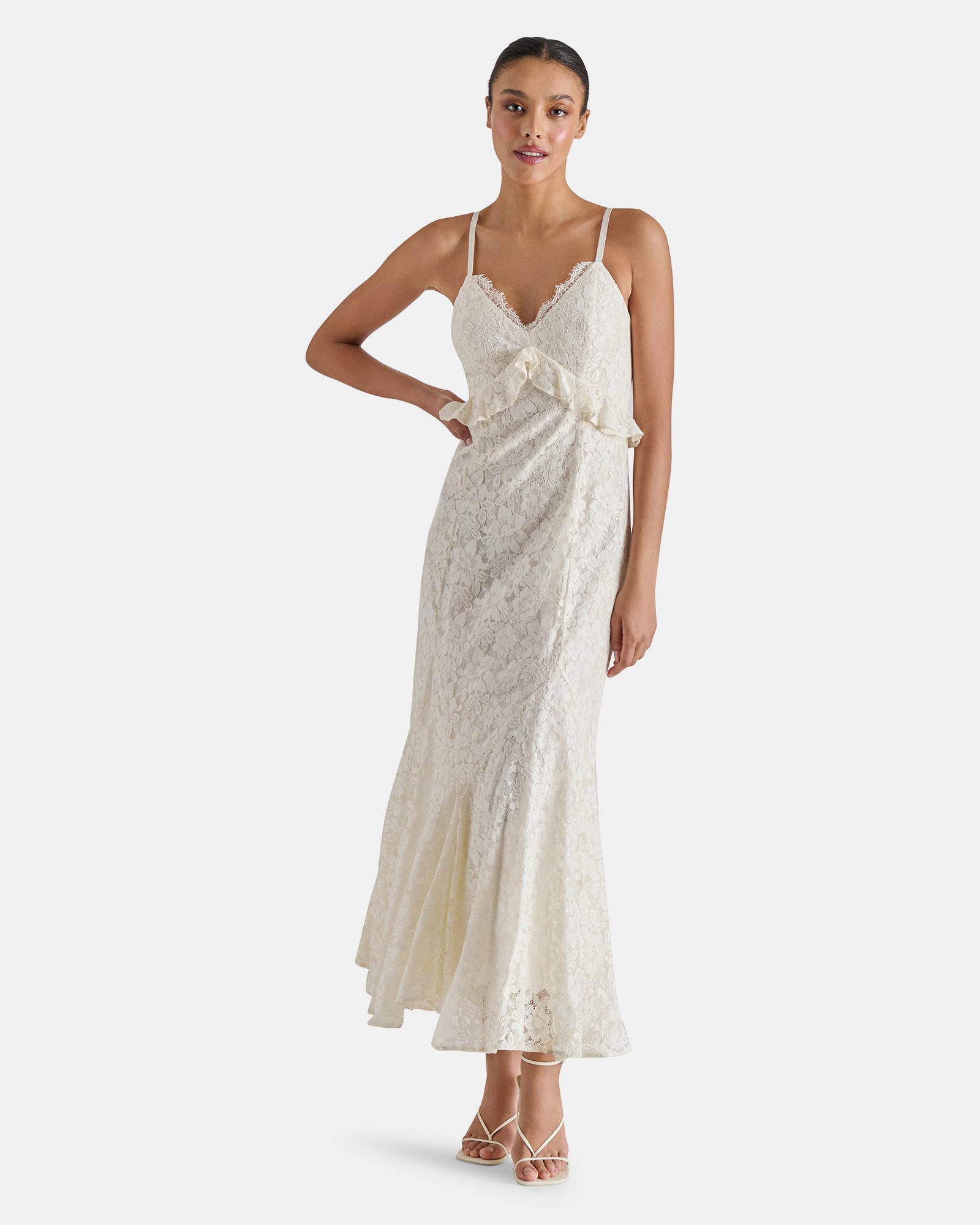 GRACIE DRESS WHITE - Clothing - Steve Madden Canada