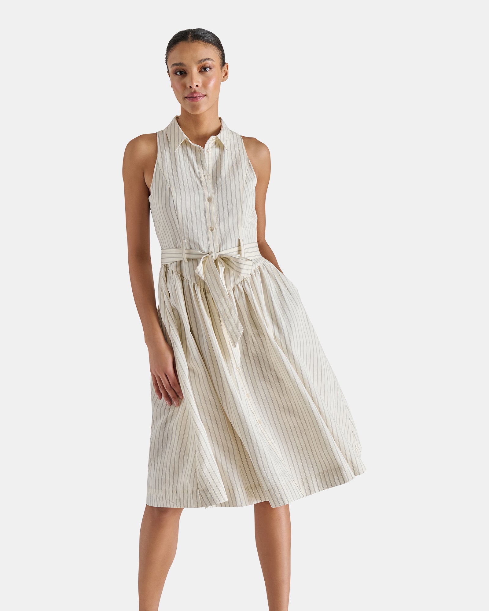 MARY DRESS NATURAL MULTI - Clothing - Steve Madden Canada