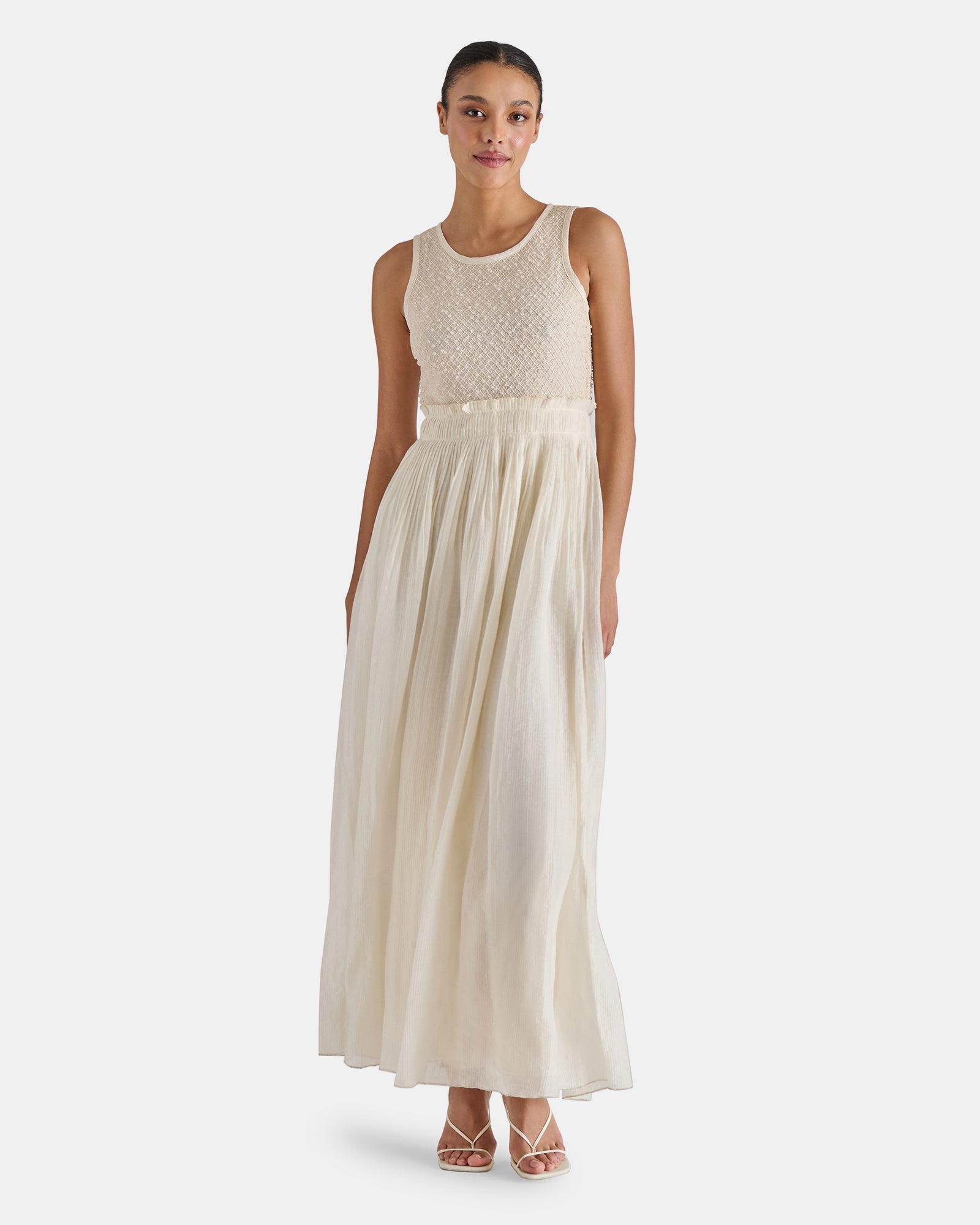 GALLERIA DRESS WHITE - Clothing - Steve Madden Canada