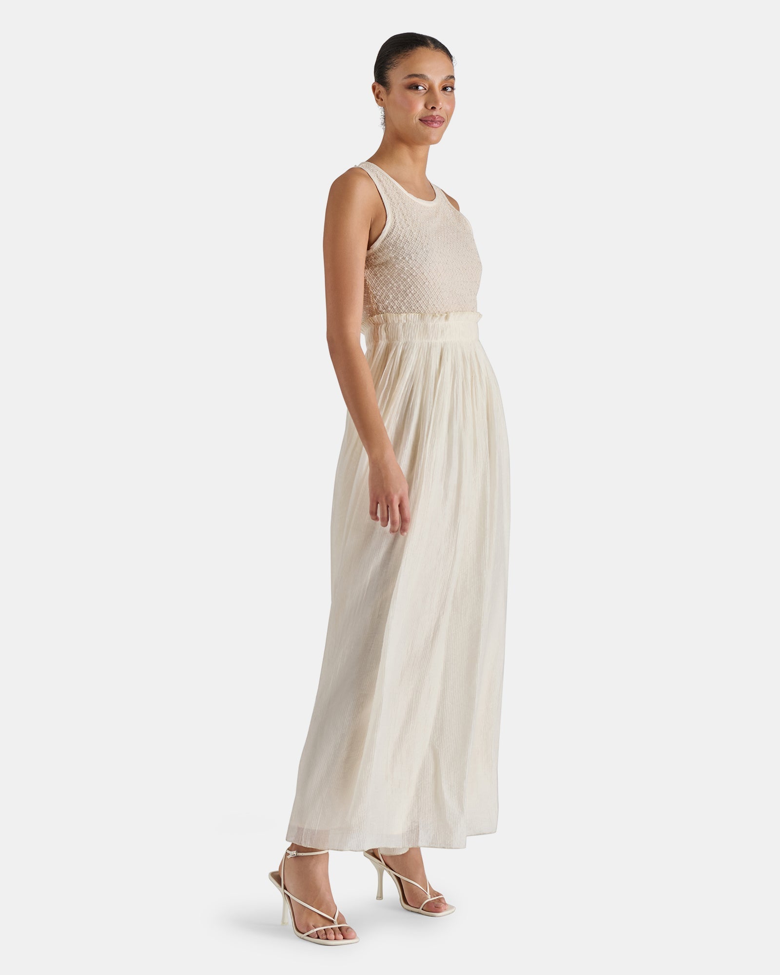 GALLERIA DRESS WHITE - Clothing - Steve Madden Canada