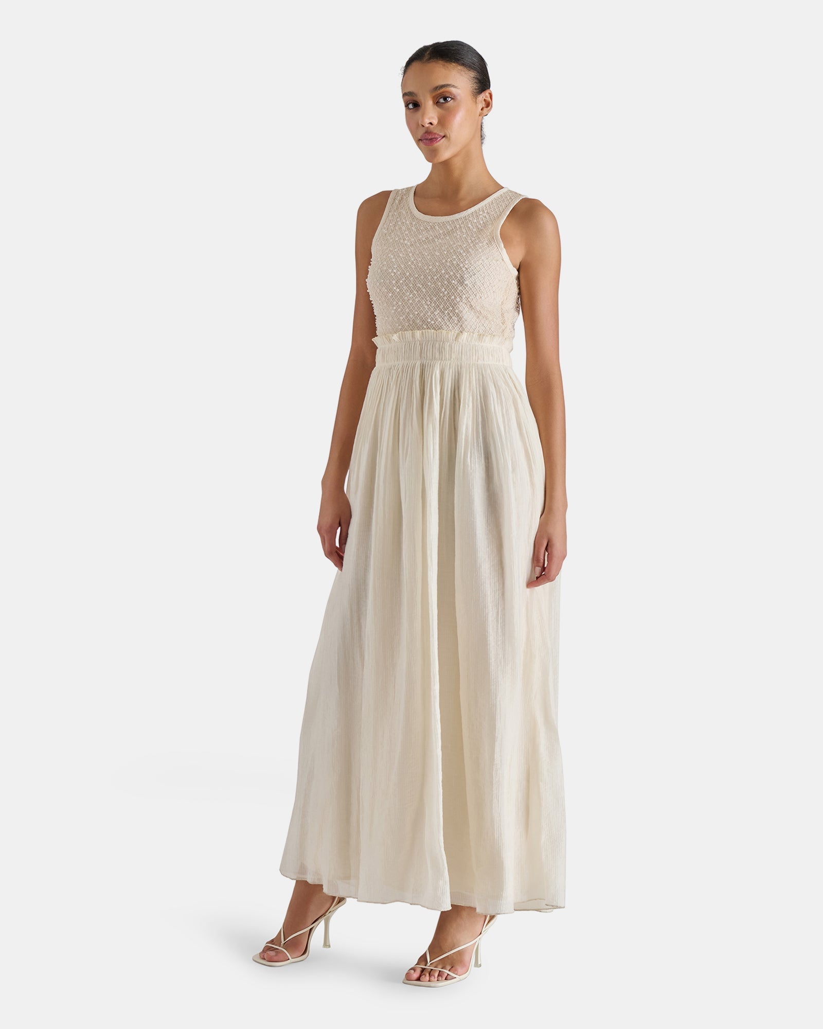 GALLERIA DRESS WHITE - Clothing - Steve Madden Canada