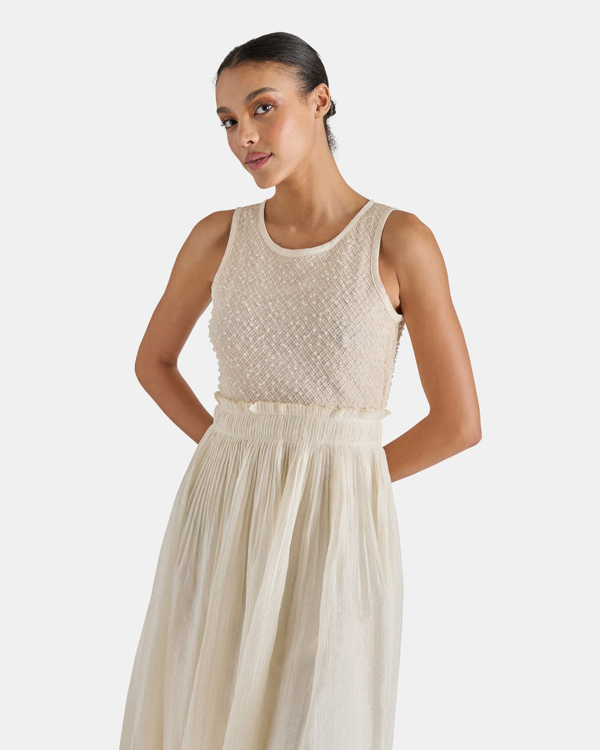 GALLERIA DRESS WHITE - Clothing - Steve Madden Canada