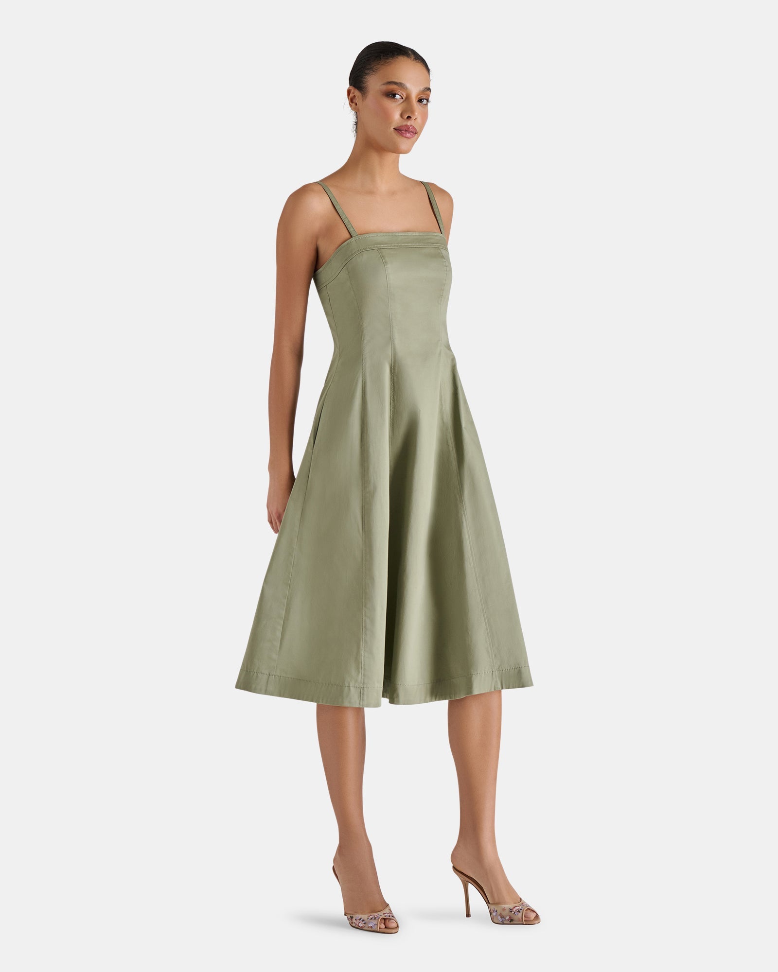 RALEIGH DRESS GREEN - Clothing - Steve Madden Canada