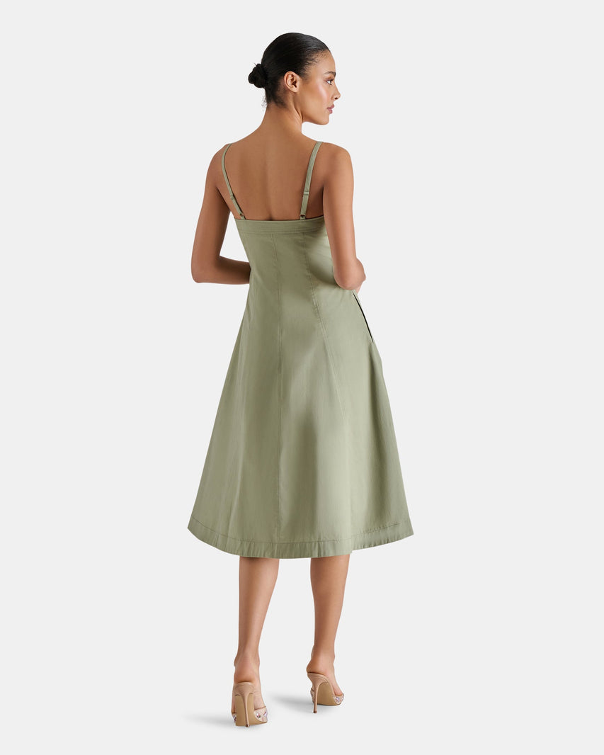 RALEIGH DRESS GREEN - Clothing - Steve Madden Canada