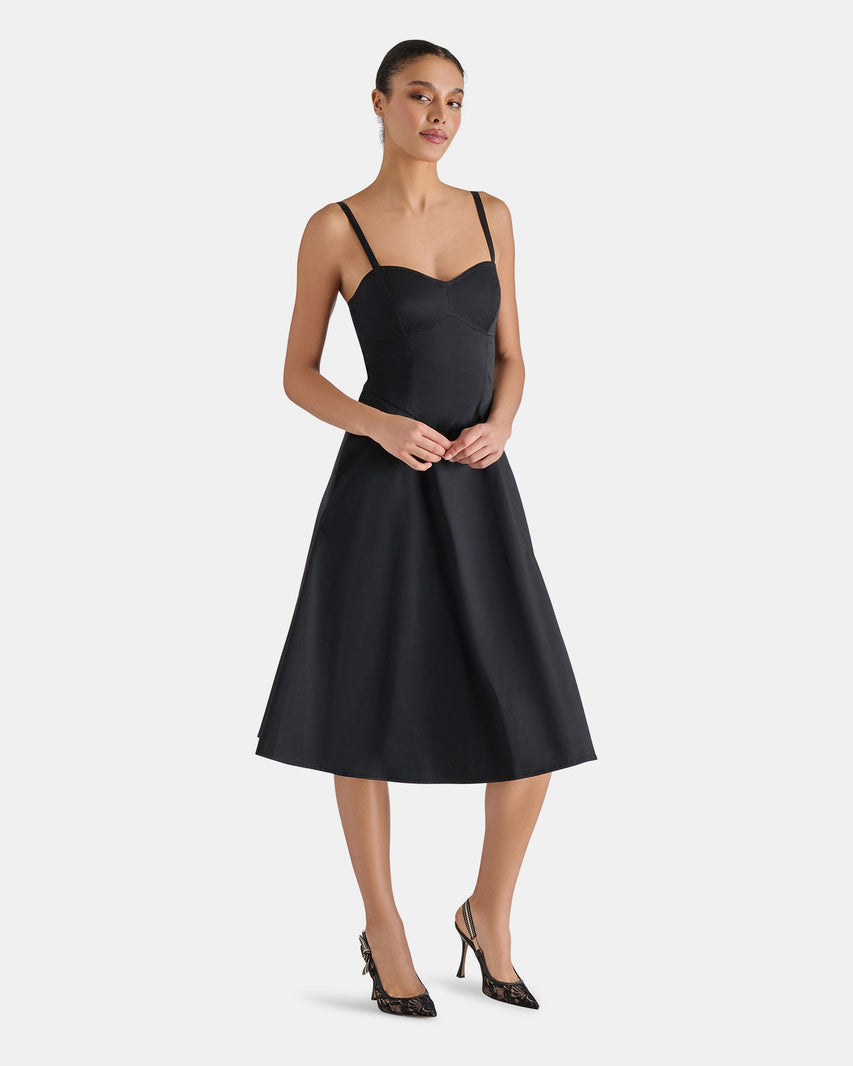 ASTER DRESS BLACK - Clothing - Steve Madden Canada