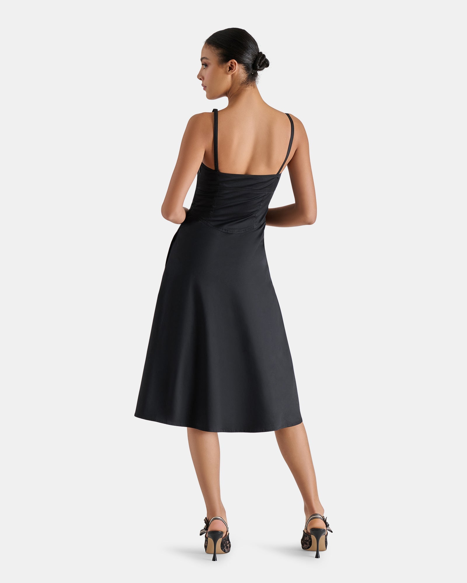 ASTER DRESS BLACK - Clothing - Steve Madden Canada
