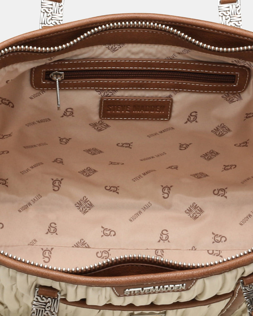 BAKARI NATURAL MULTI - Handbags - Steve Madden Canada