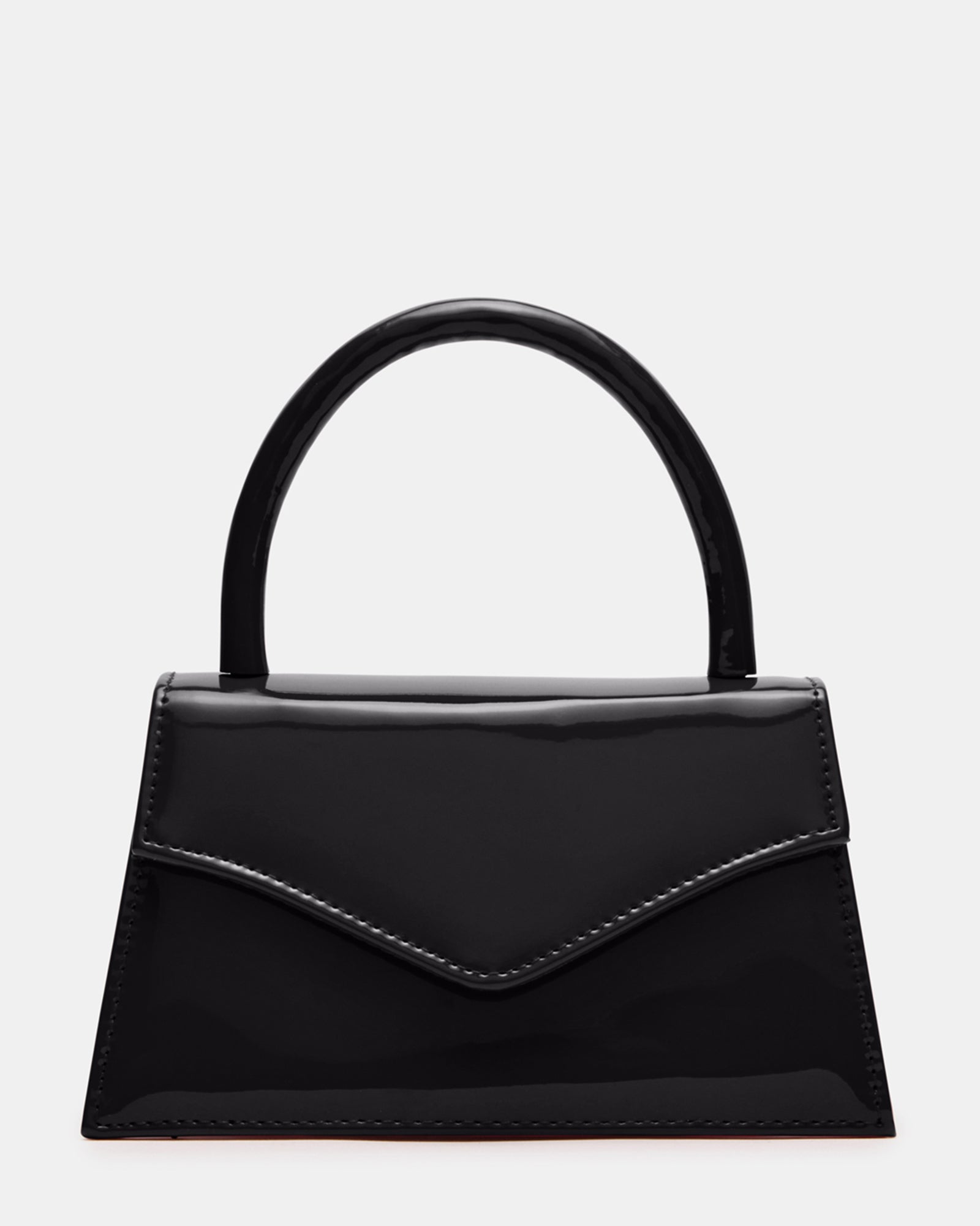 BAMINIA BLACK PATENT - Handbags - Steve Madden Canada