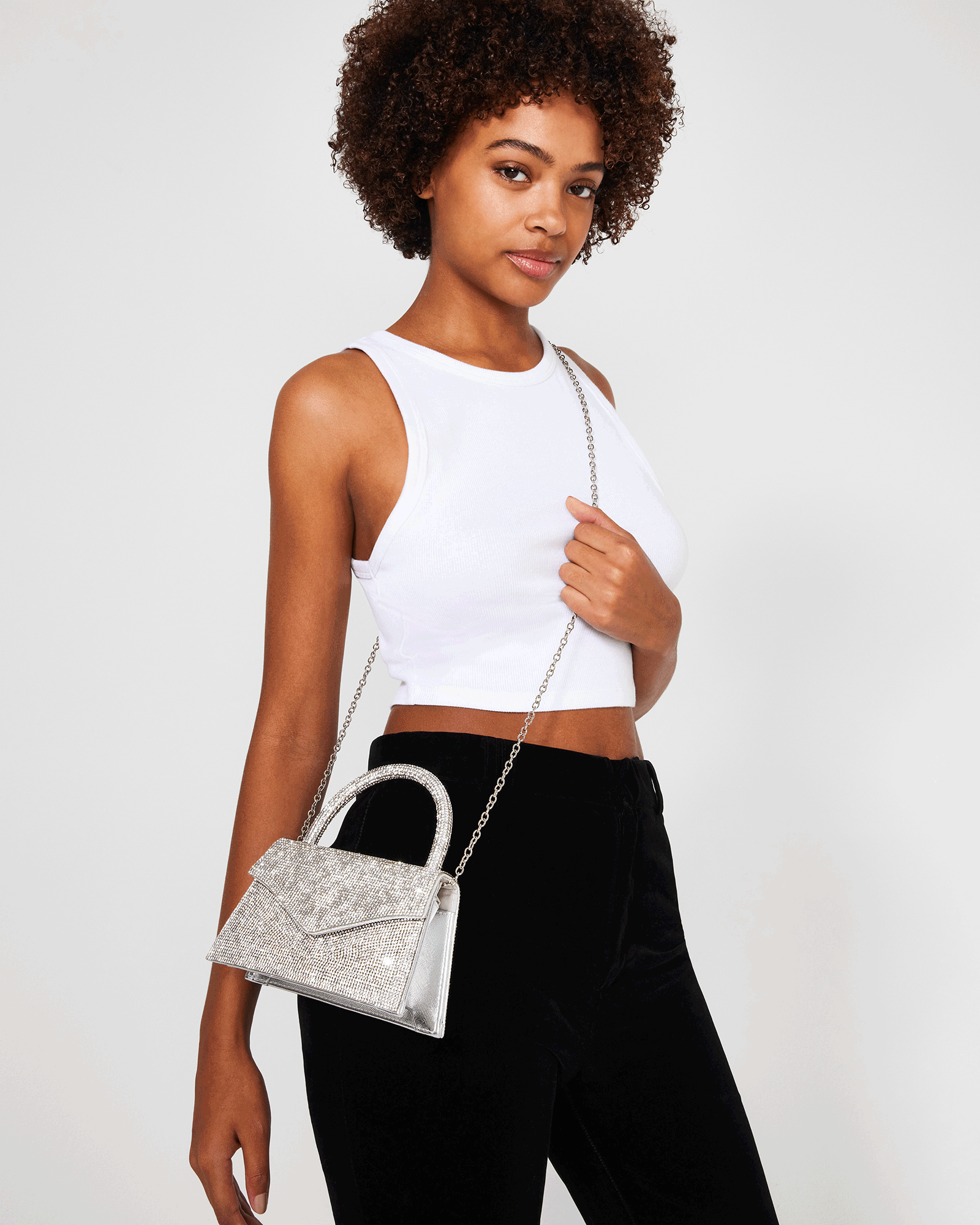 BAMINA SILVER MULTI - Handbags - Steve Madden Canada