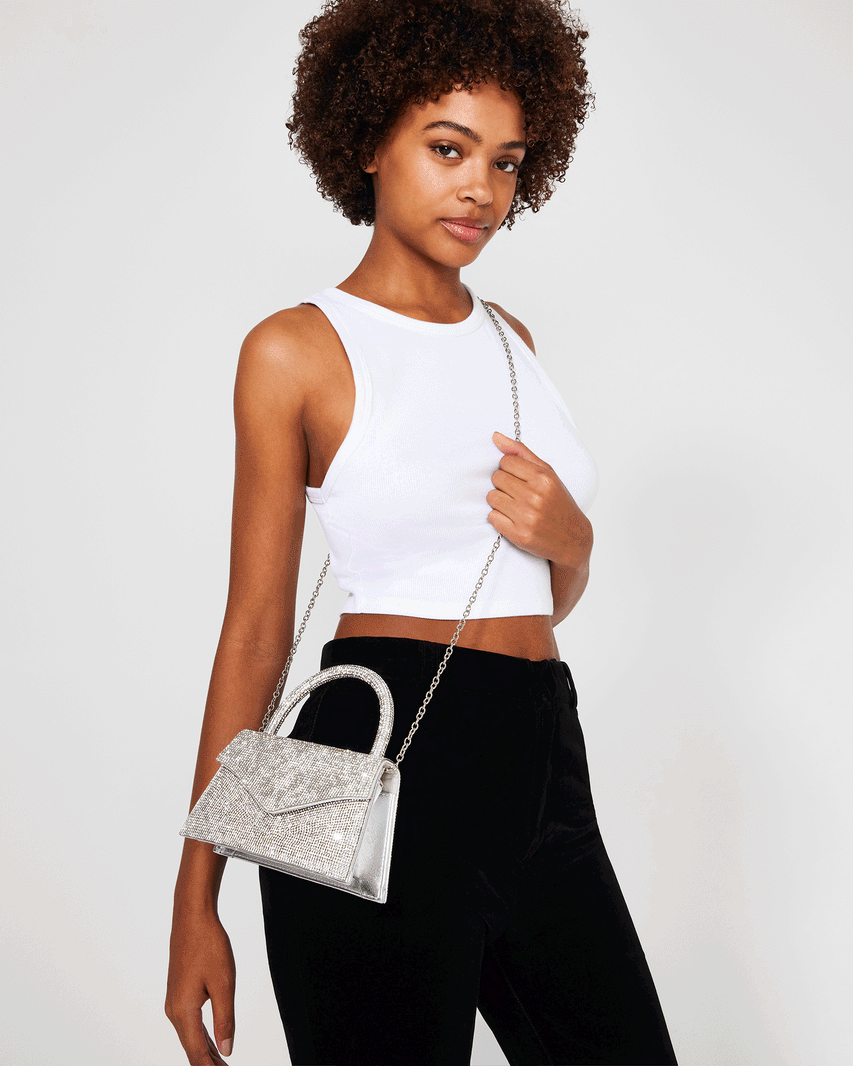 BAMINA SILVER MULTI - Handbags - Steve Madden Canada