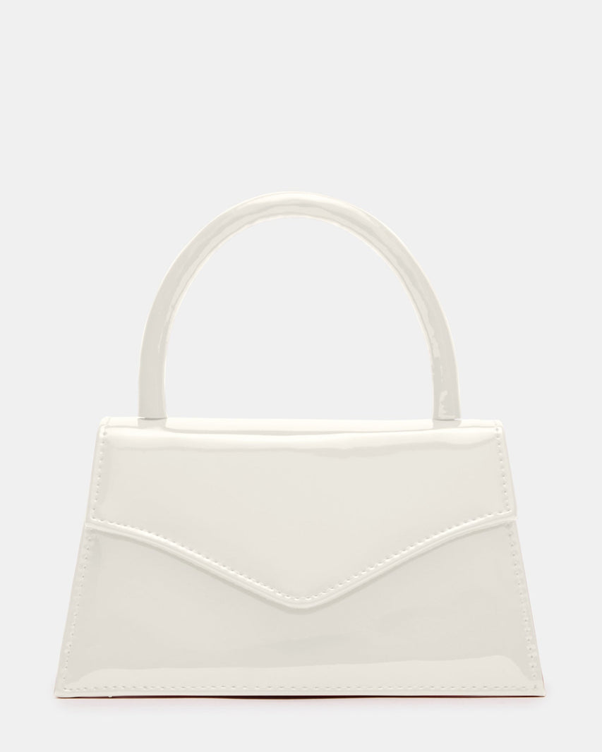 BAMINIA WHITE PATENT - Handbags - Steve Madden Canada
