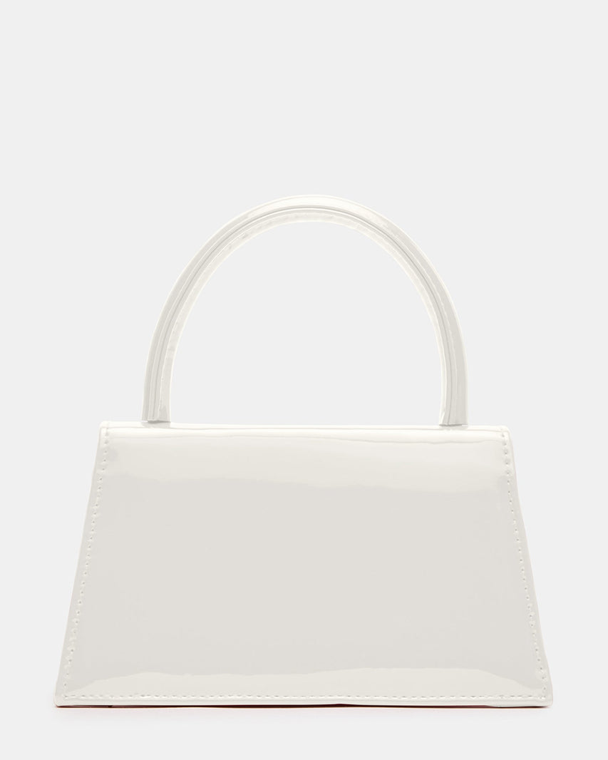 BAMINIA WHITE PATENT - Handbags - Steve Madden Canada