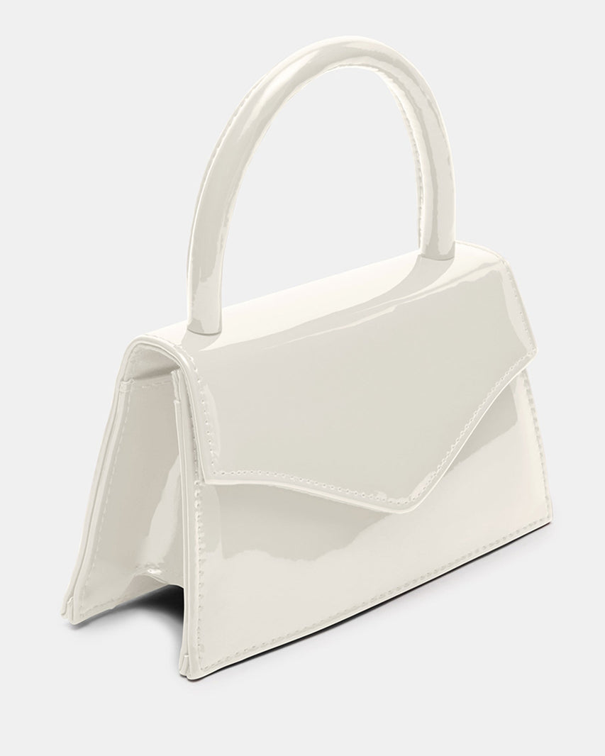BAMINIA WHITE PATENT - Handbags - Steve Madden Canada