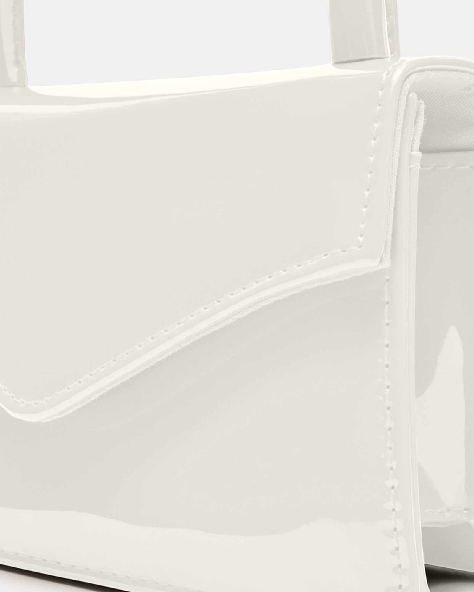 BAMINIA WHITE PATENT - Handbags - Steve Madden Canada