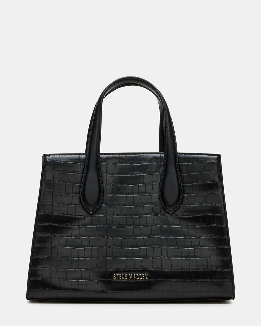BCALLEB BLACK EXOTIC - Handbags - Steve Madden Canada