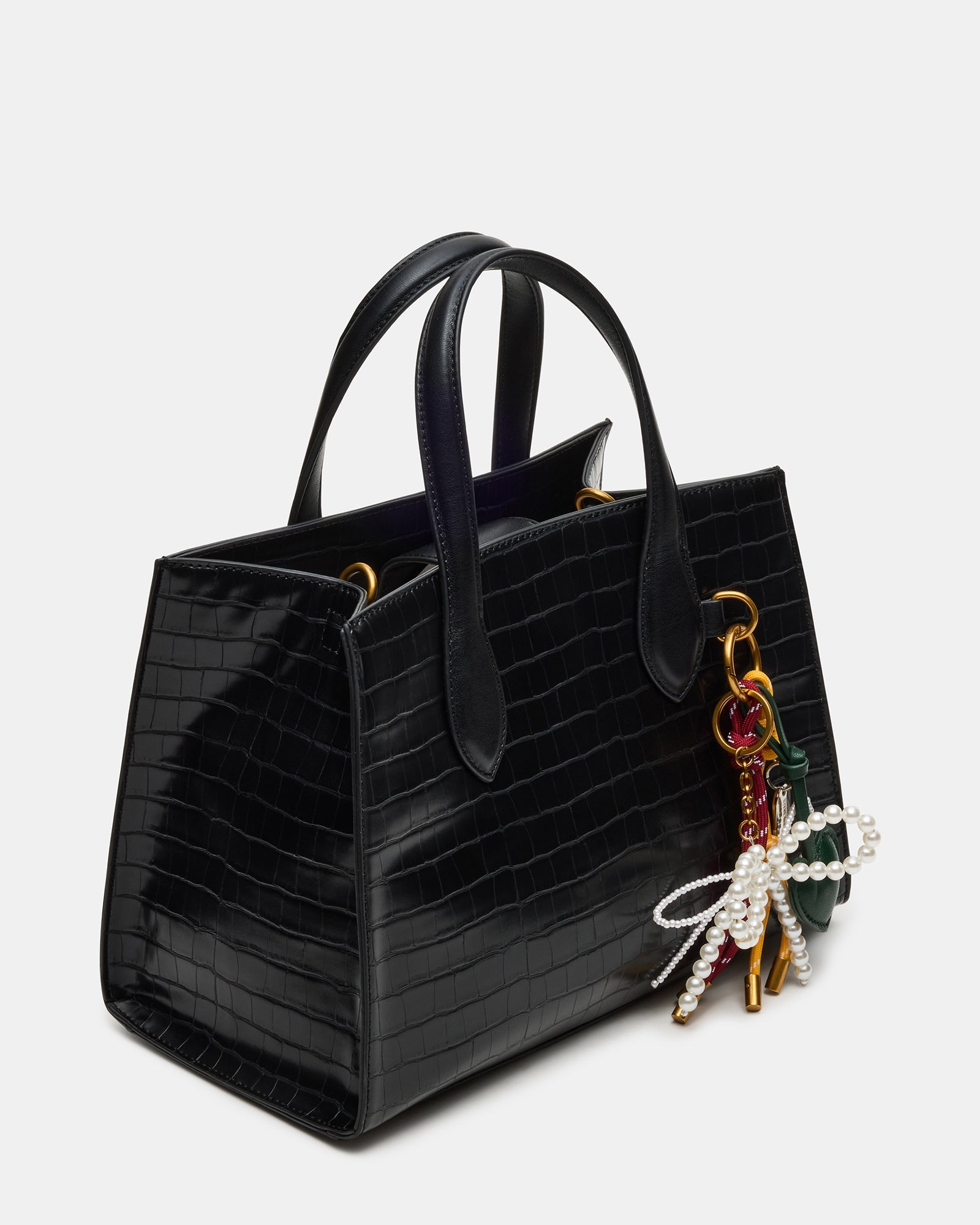 BCALLEB BLACK EXOTIC - Handbags - Steve Madden Canada
