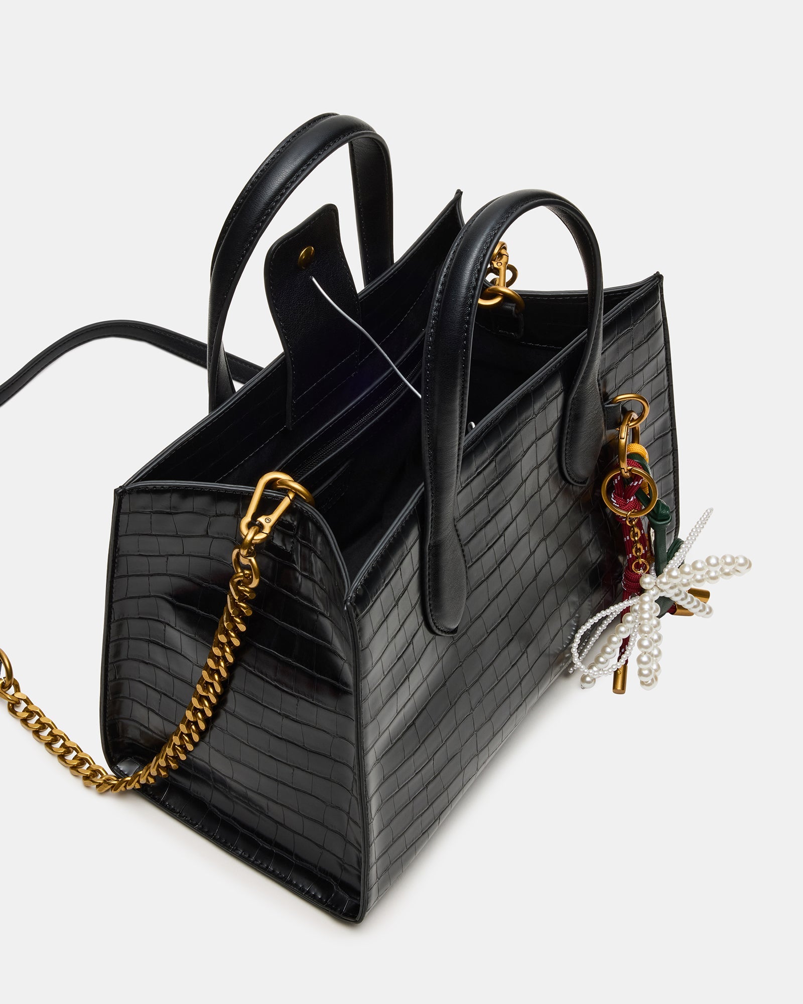 BCALLEB BLACK EXOTIC - Handbags - Steve Madden Canada
