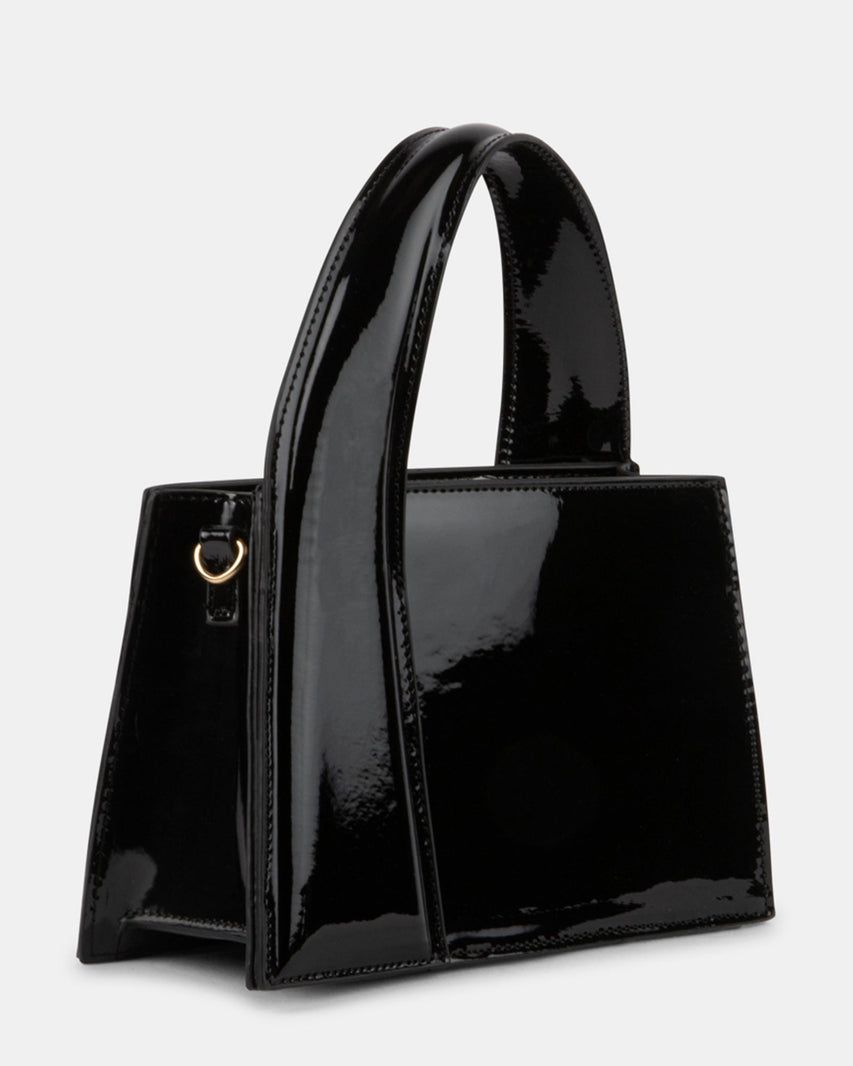 BCAROL BLACK PATENT - Handbags - Steve Madden Canada